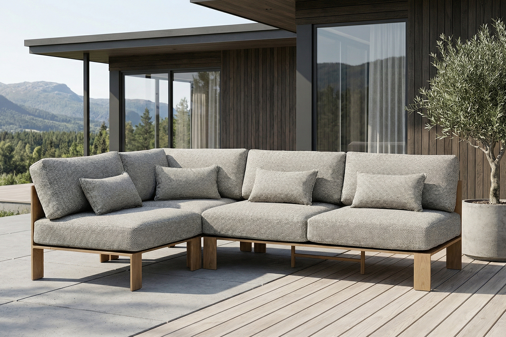 Petter lounge modul hjørnegruppe
