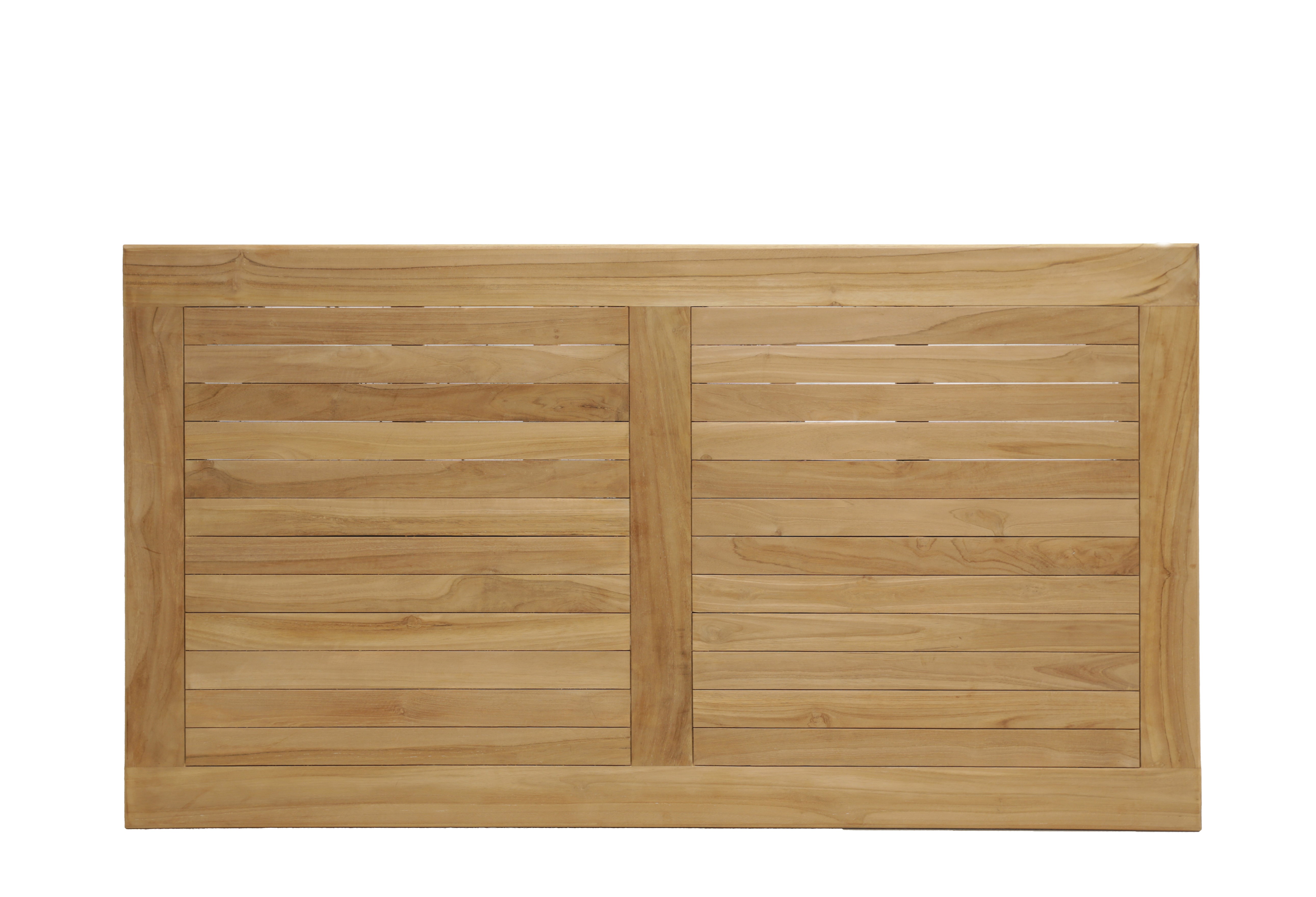 Teak Hagebordplate 120x70