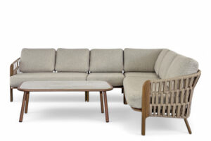 Signe vendbar hjørnesofa med bord