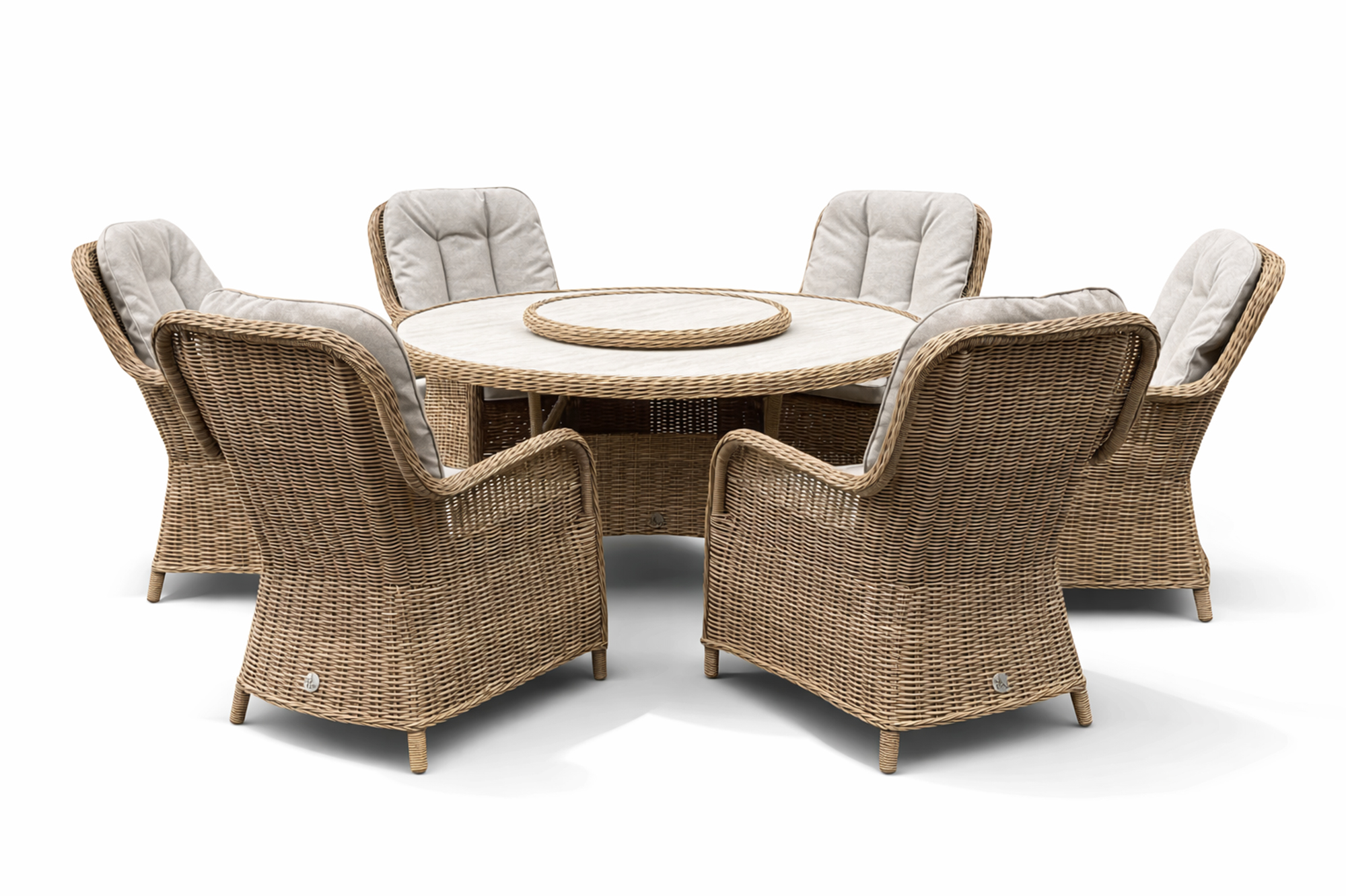 Terranova spisegruppe D140 med 6 stoler