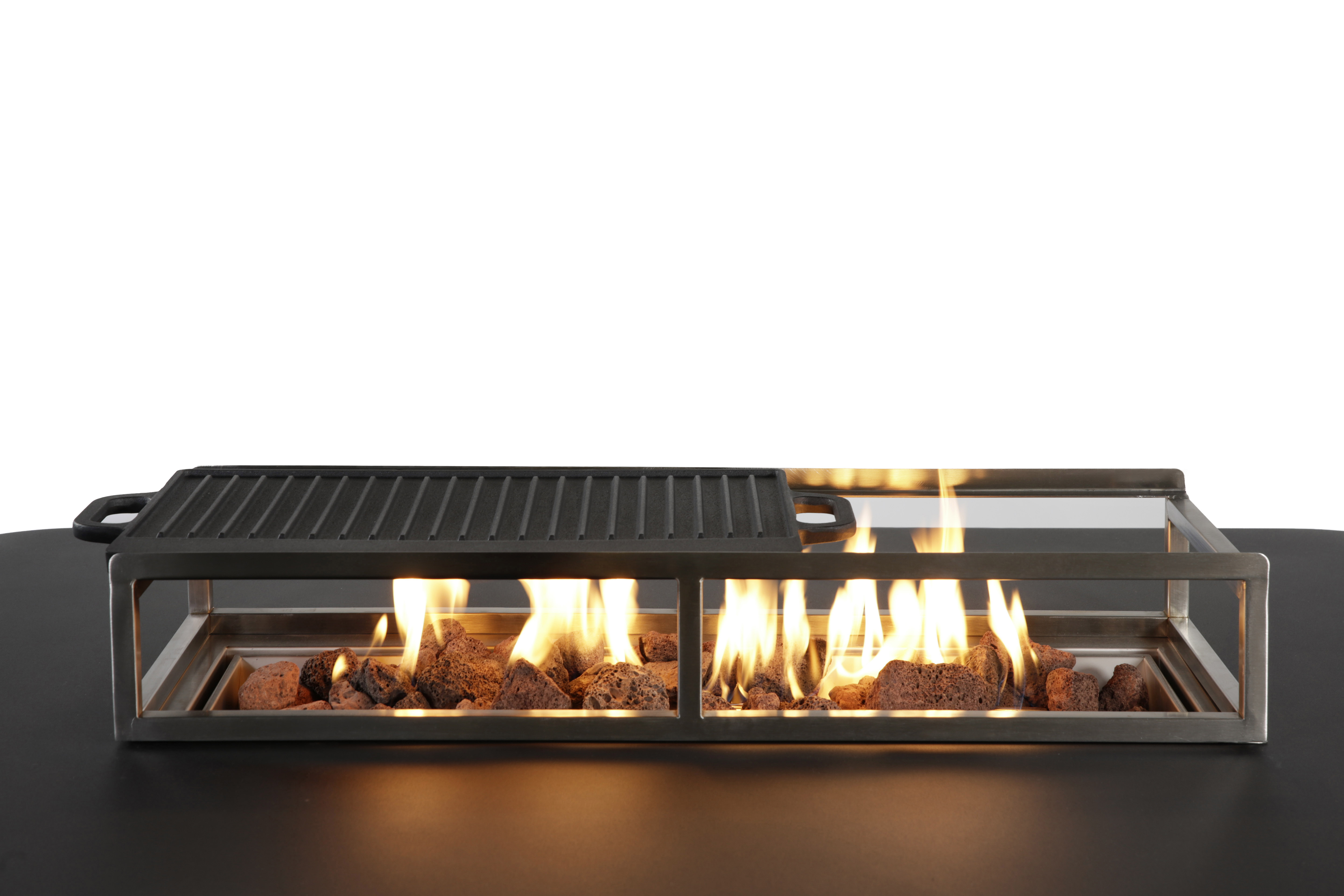 Grillplate Lun Rektangulært Peisbord
