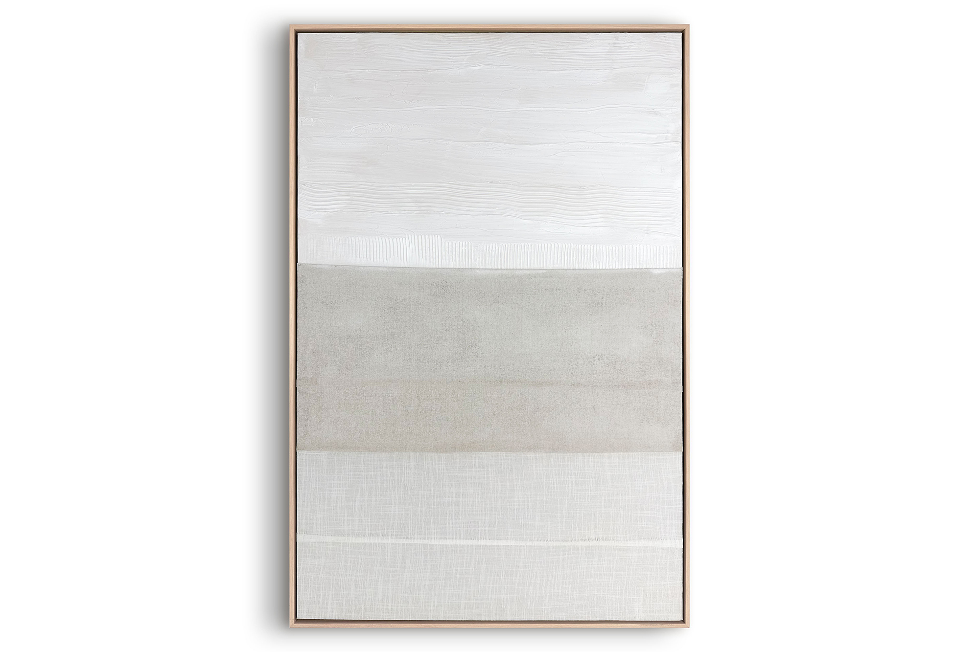 Linen Lines 78x118 Natur Ramme