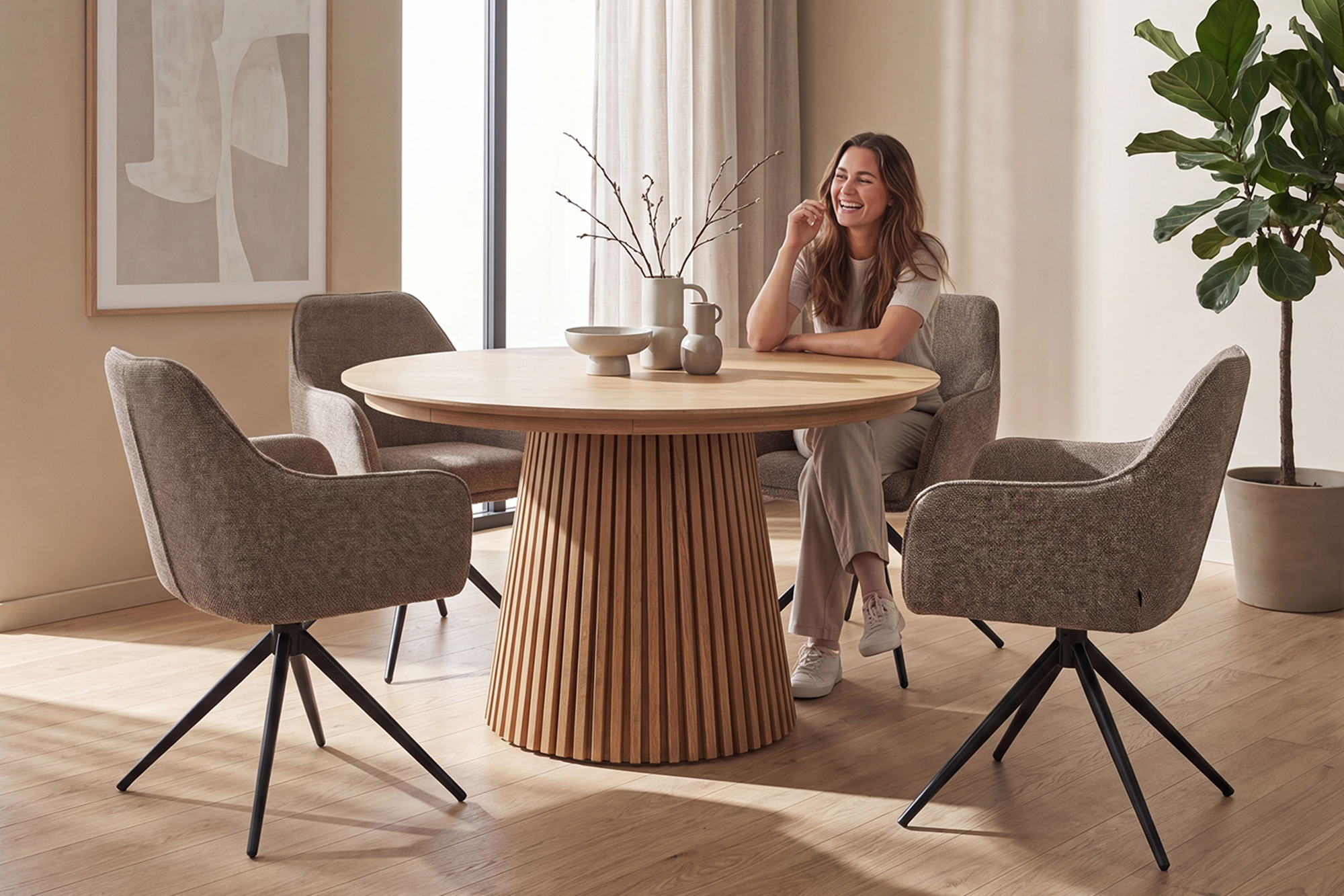 Olivia spisegruppe D120-200