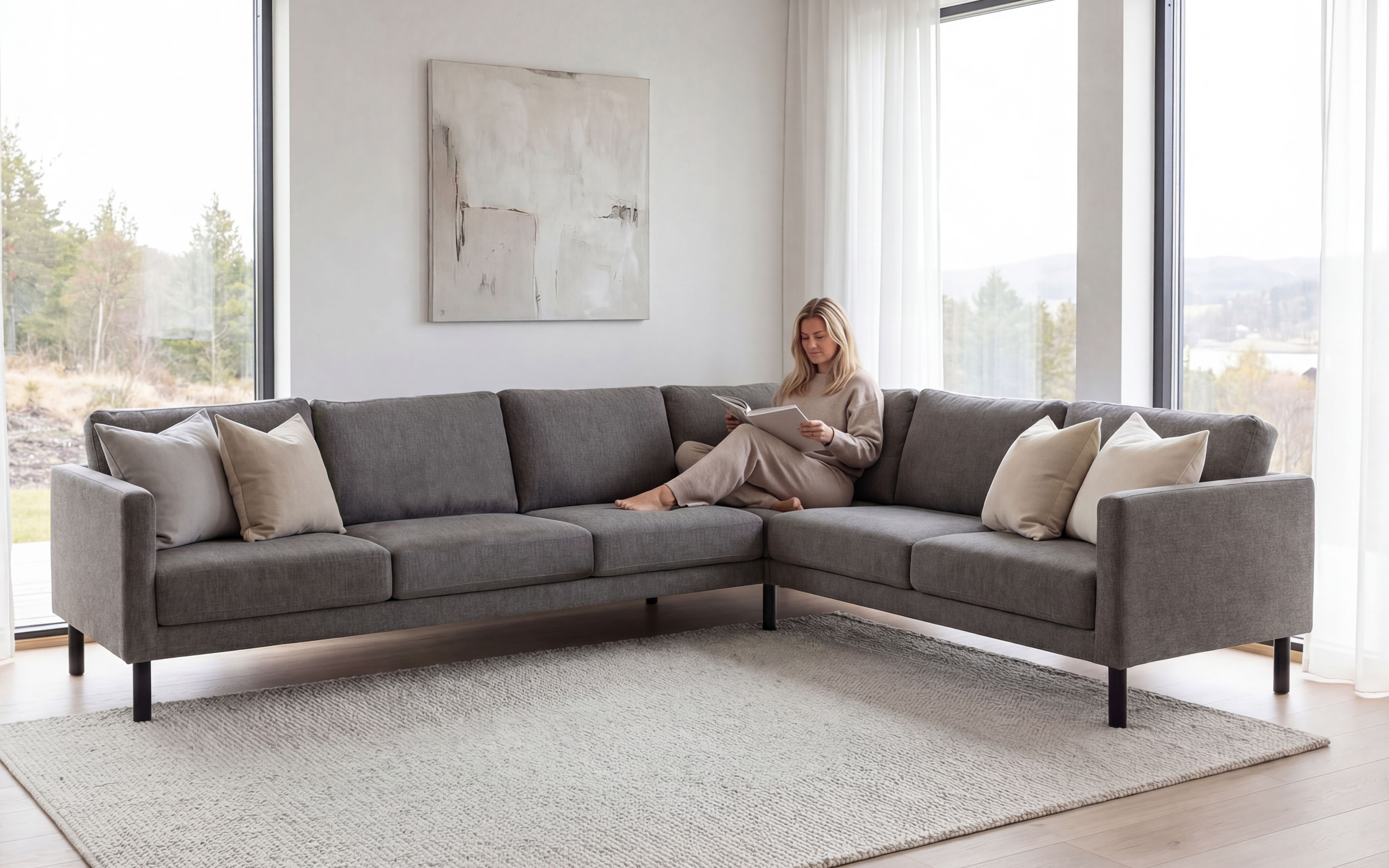 Sigrid hjørnesofa 286x218