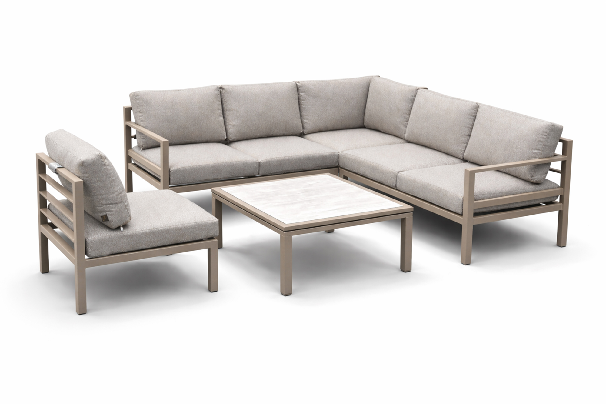 Hjørnegruppe 2+2+ Loungebord