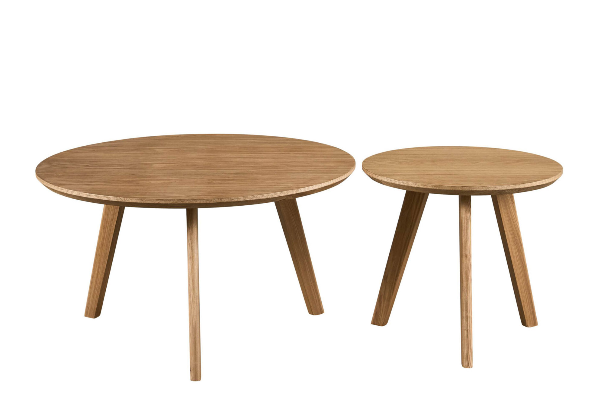Sander Loungebord Sett D80 og D50cm Natur