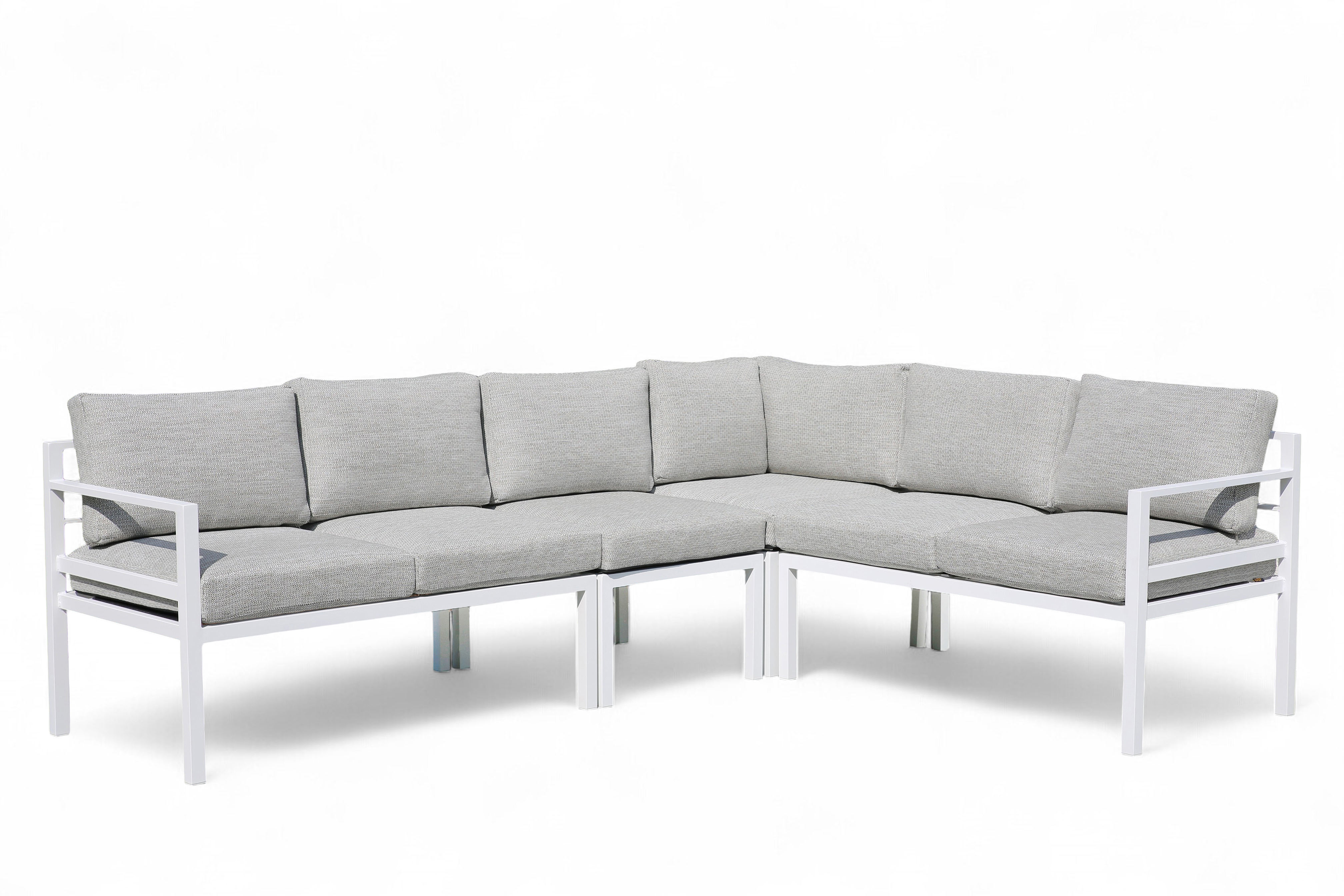 Adelaide vendbar spisegruppe 3+2 med bord