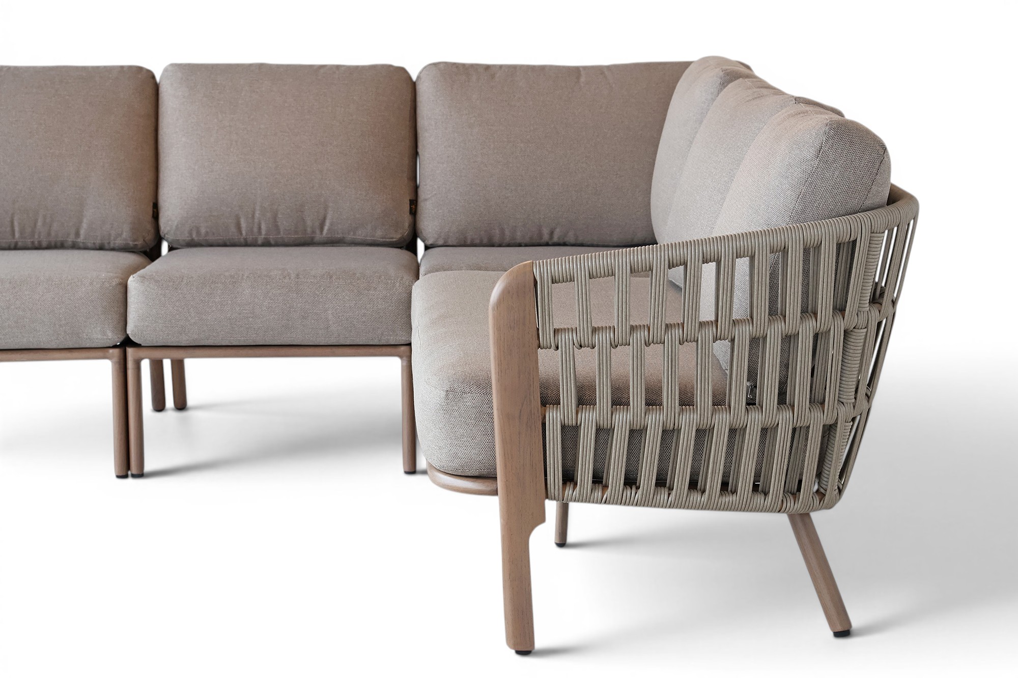 Signe vendbar hjørnesofa med loungebord