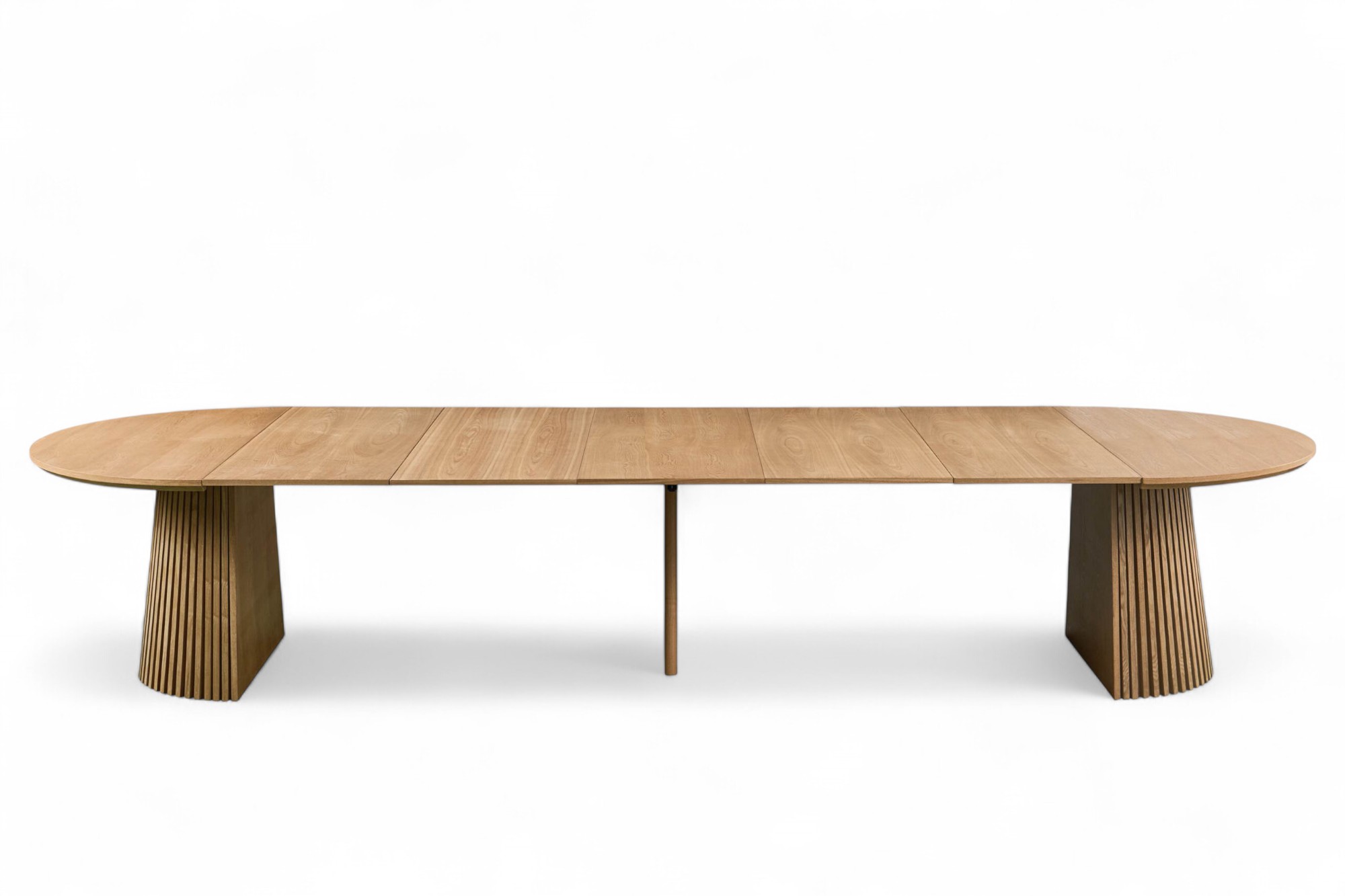 Olivia Rundt Uttrekk Spisebord Dia135-400 x H75cm Natur