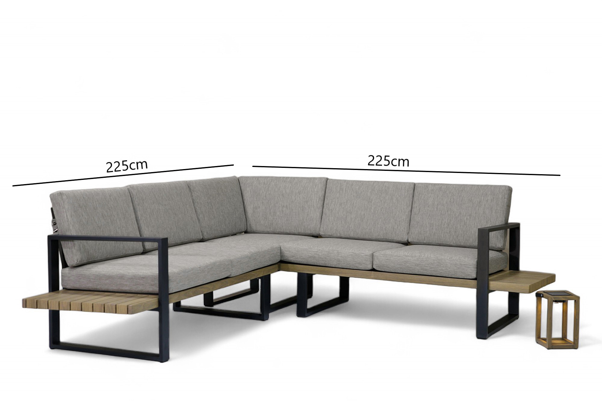 Eirik 2+2 Hjørnegruppe med bord