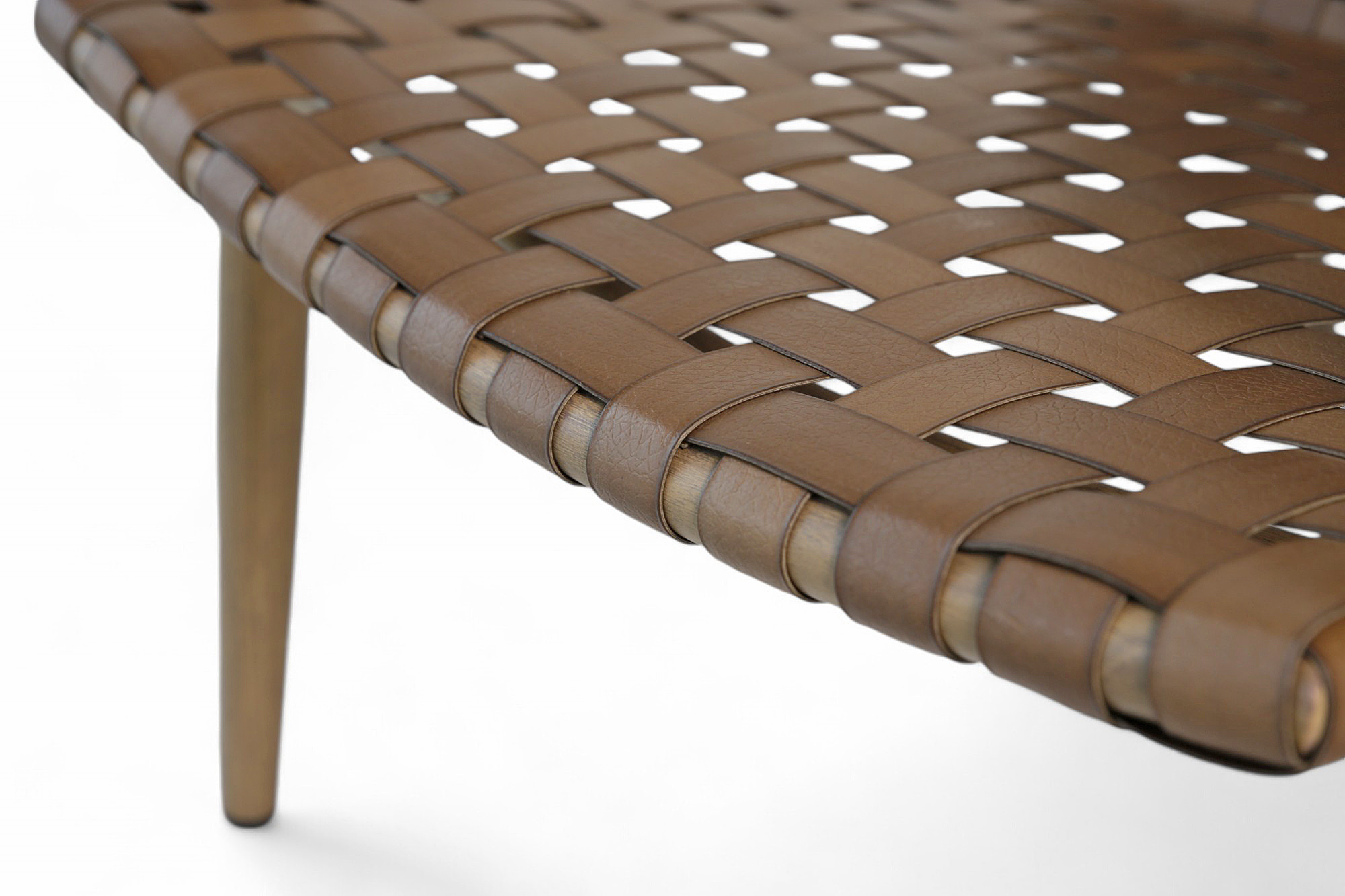 Elle hvilestol Teak OakShield aluminium med Natur rotting i sete og rygg