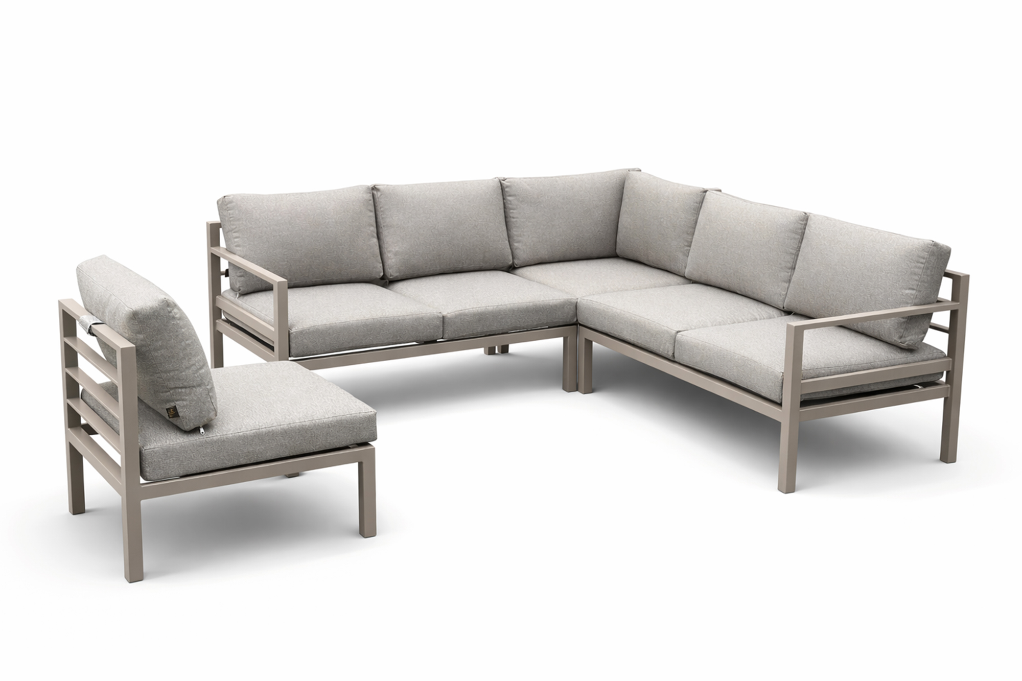 Adelaide Hjørnegruppe 3+2 med loungebord