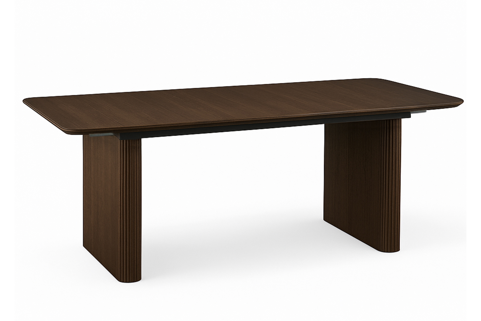 Birk Uttrekk Spisebord 200-255 x 100 x H76cm Røkt