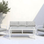 Adelaide Hagegruppe 3+1+1 med loungebord