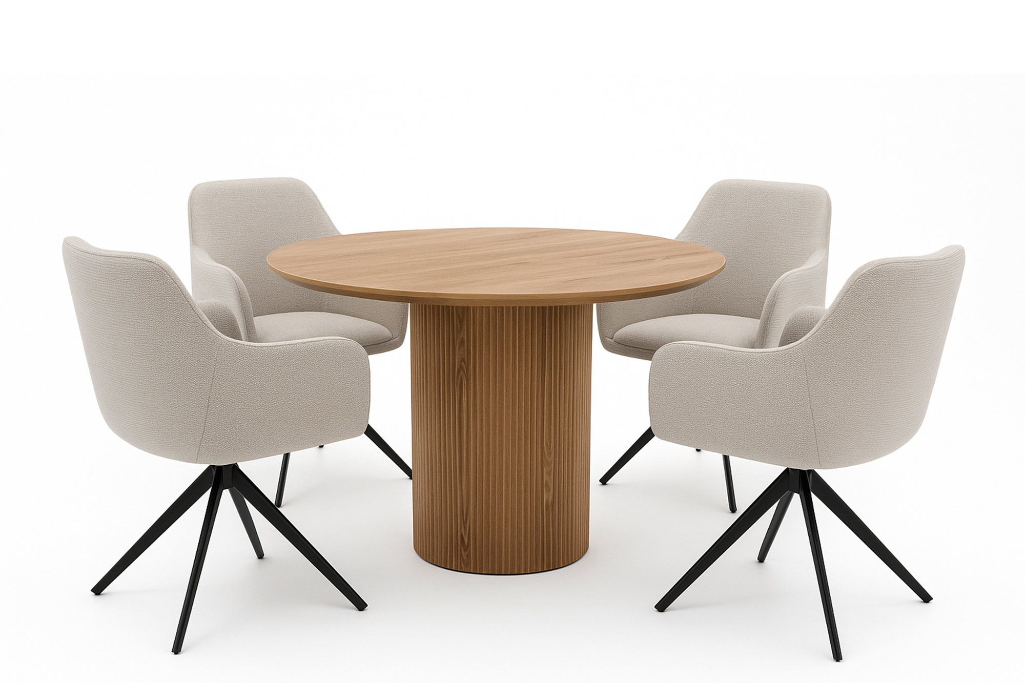 Ruben Rundt Spisebord D120 x H75cm Natur
