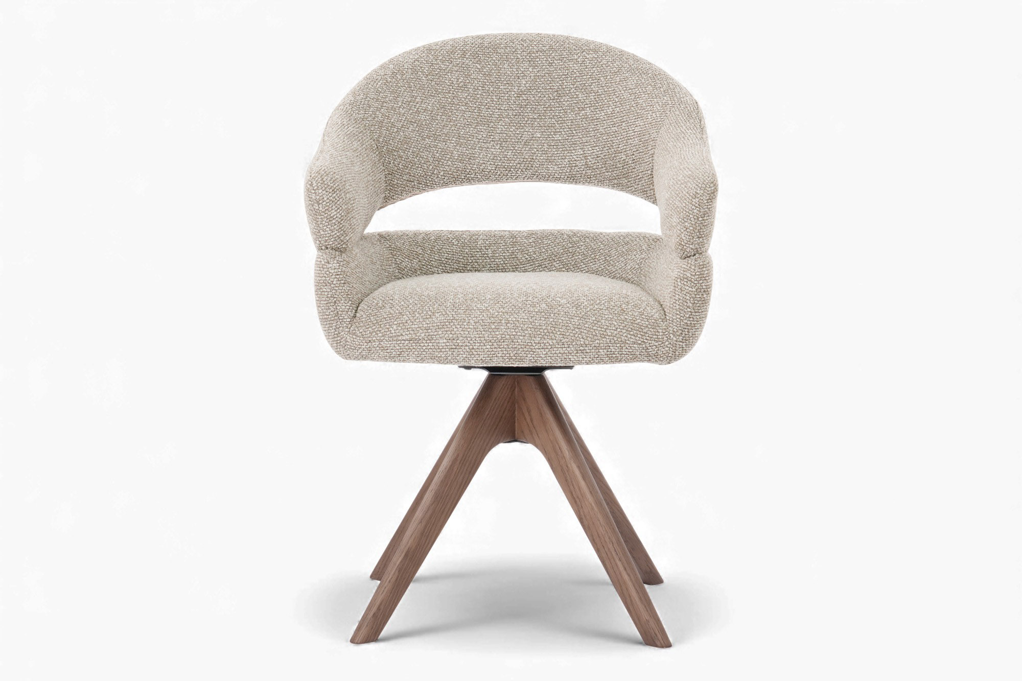 Vera Spisestol Beige Med Røkt Bein