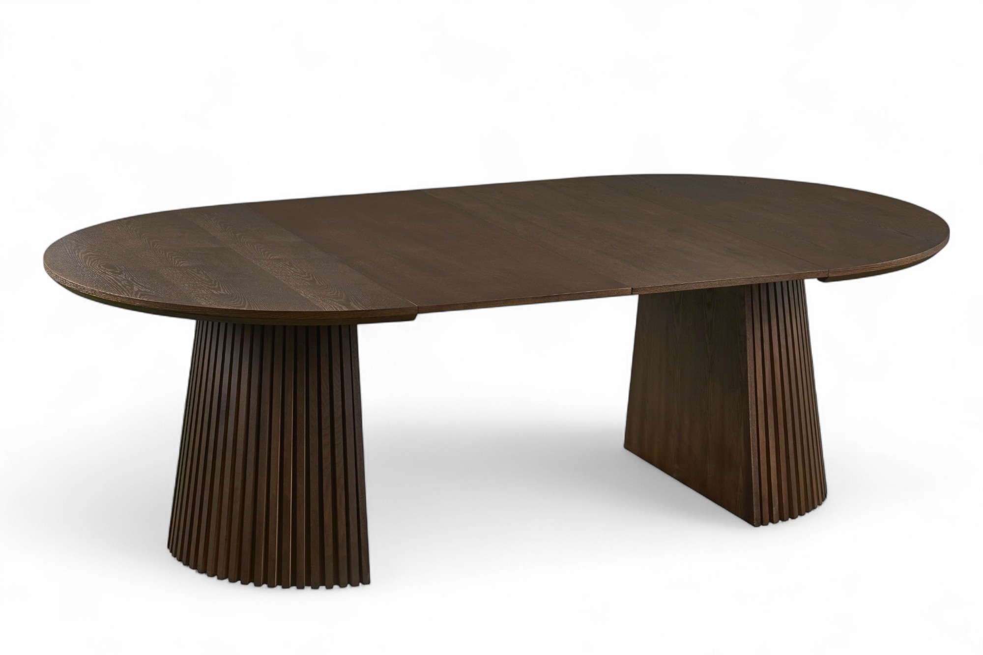 Olivia Rundt Uttrekk Spisebord Dia135-400 x H75cm Røkt