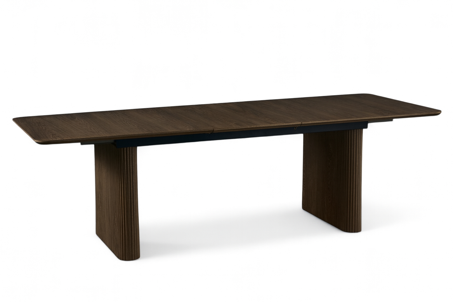 Birk Uttrekk Spisebord 200-255 x 100 x H76cm Røkt