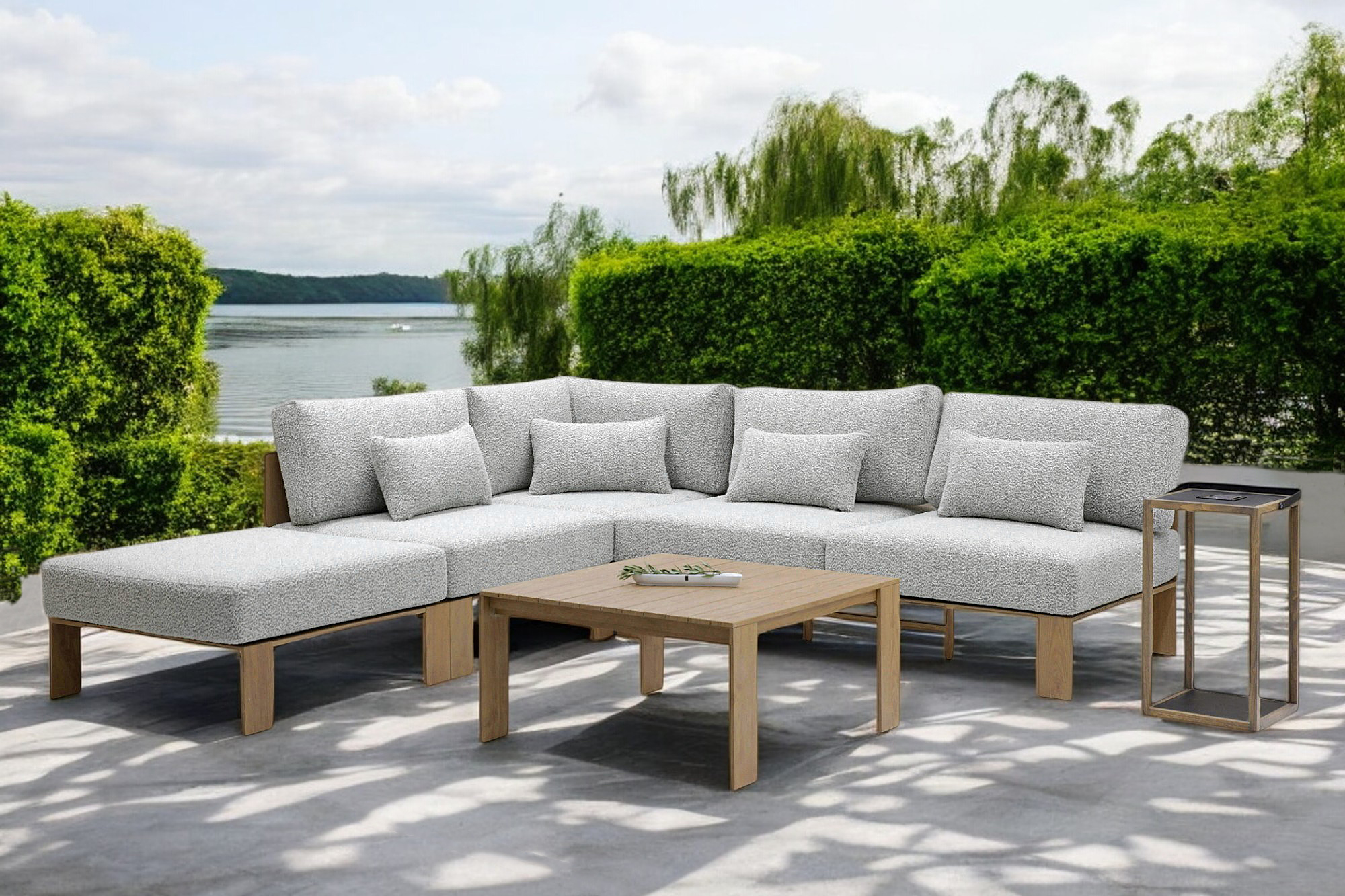 Petter Loungebord 94,5x94,5cm