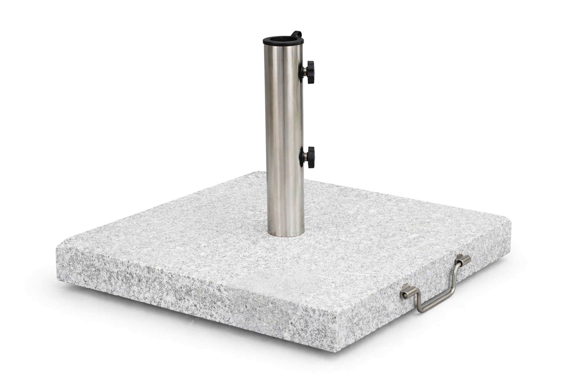 Granitt parasollfot m Hjul 40kg