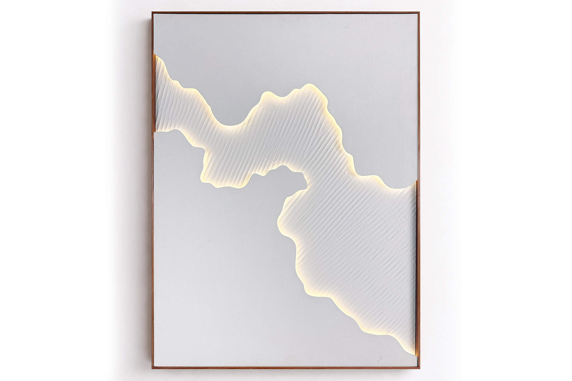 Breaking 60x80 3D LED Art Natur Ramme
