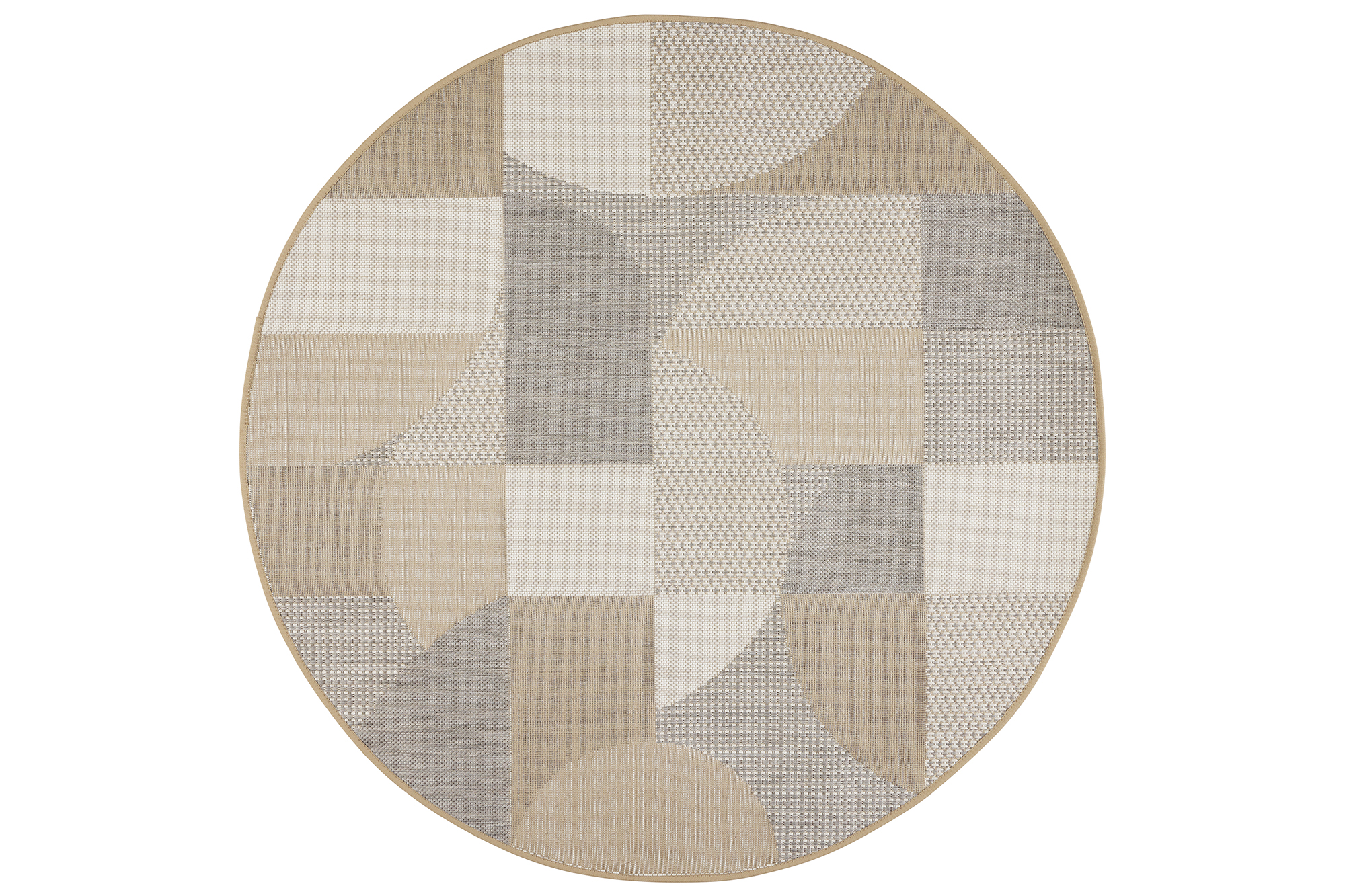 Praga Teppe Grå/Beige Ø200