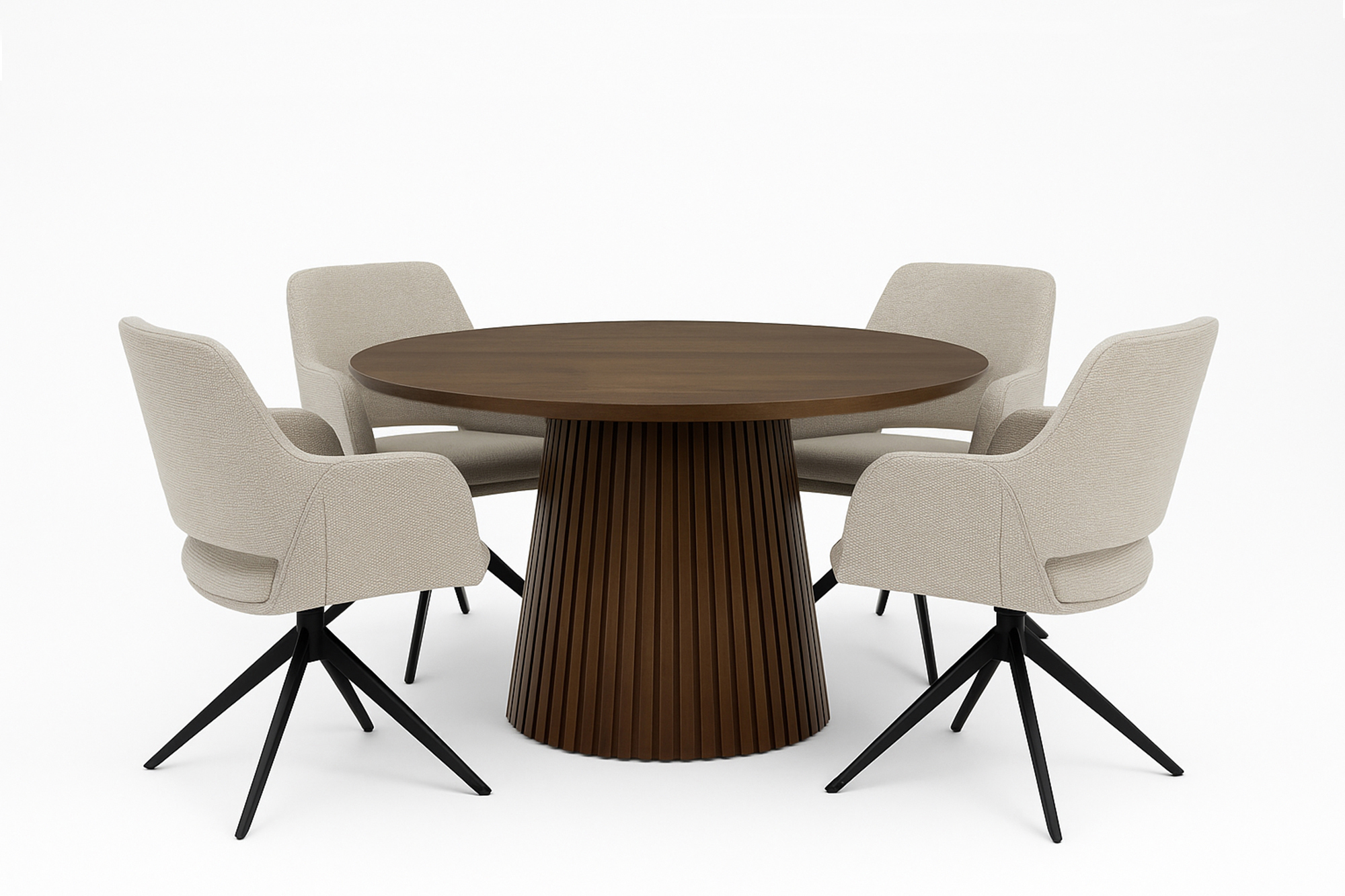 Olivia uttrekkbar spisegruppe D135-400
