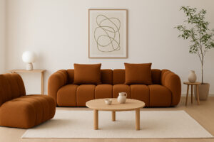 Bliss 3 seter sofa Kobber