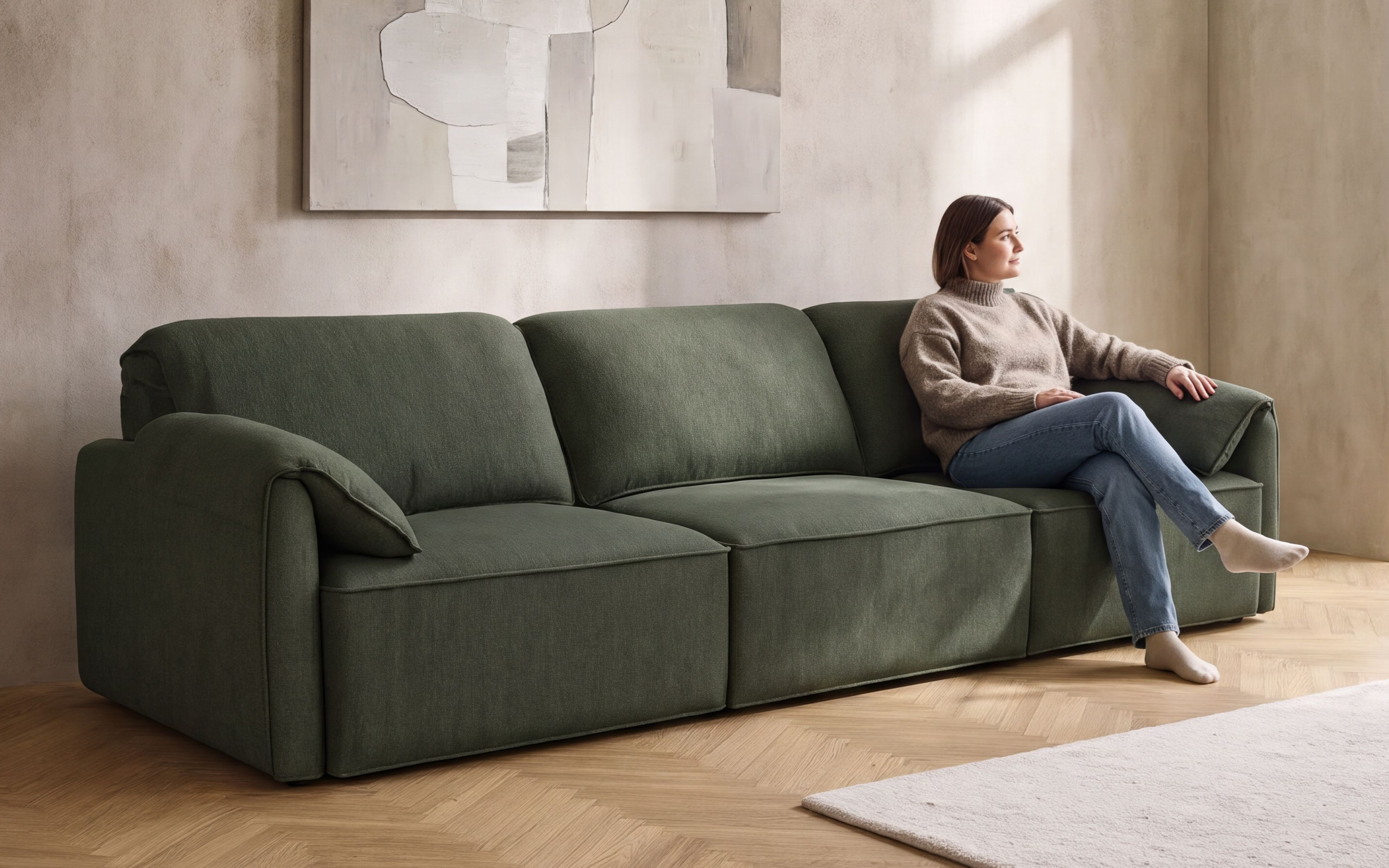 Ulrik Elektrisk XL Sofa 308x109-160