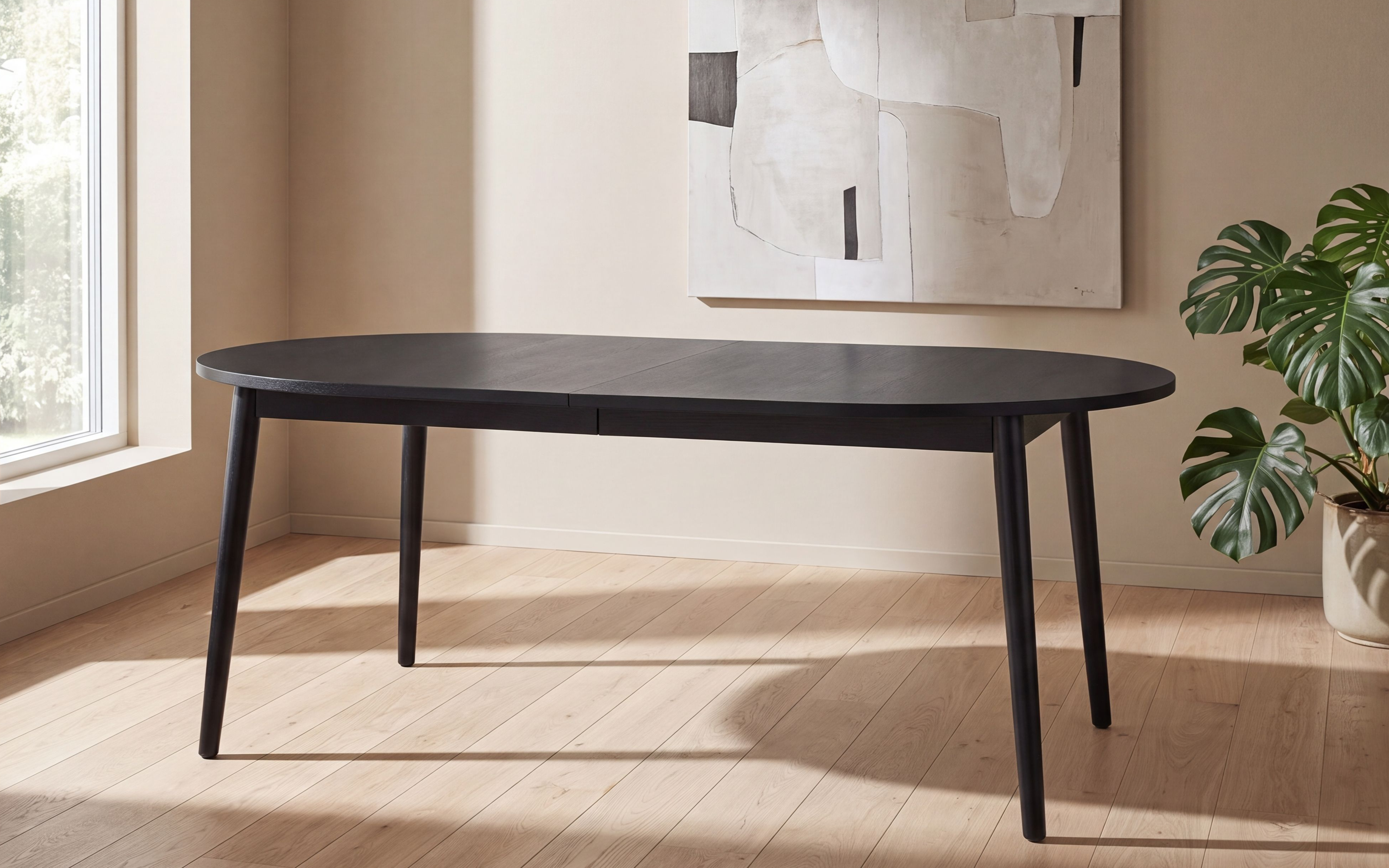 Sophie Ovalt Spisebord 210 Sort