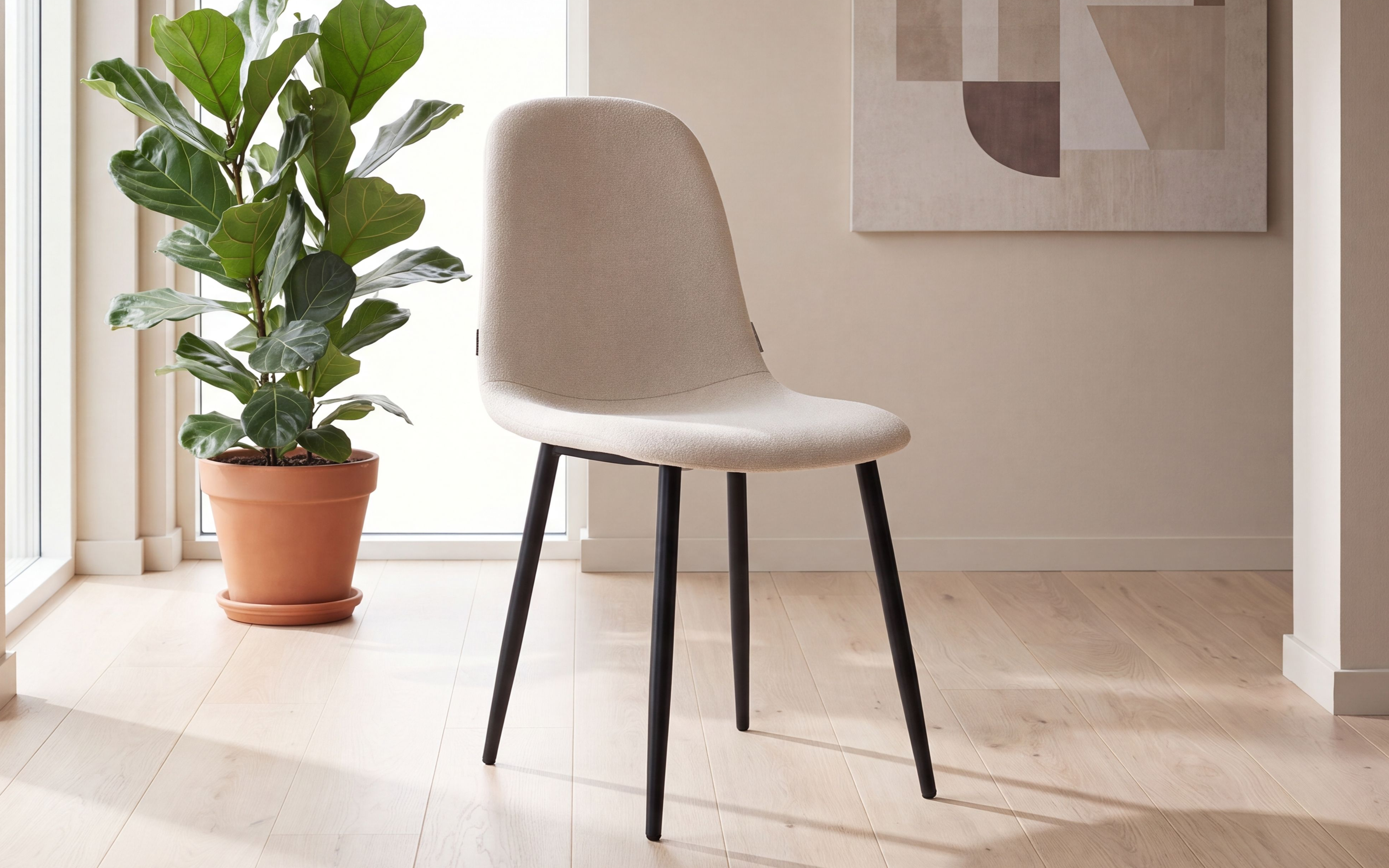 Lykke Spisestol Beige