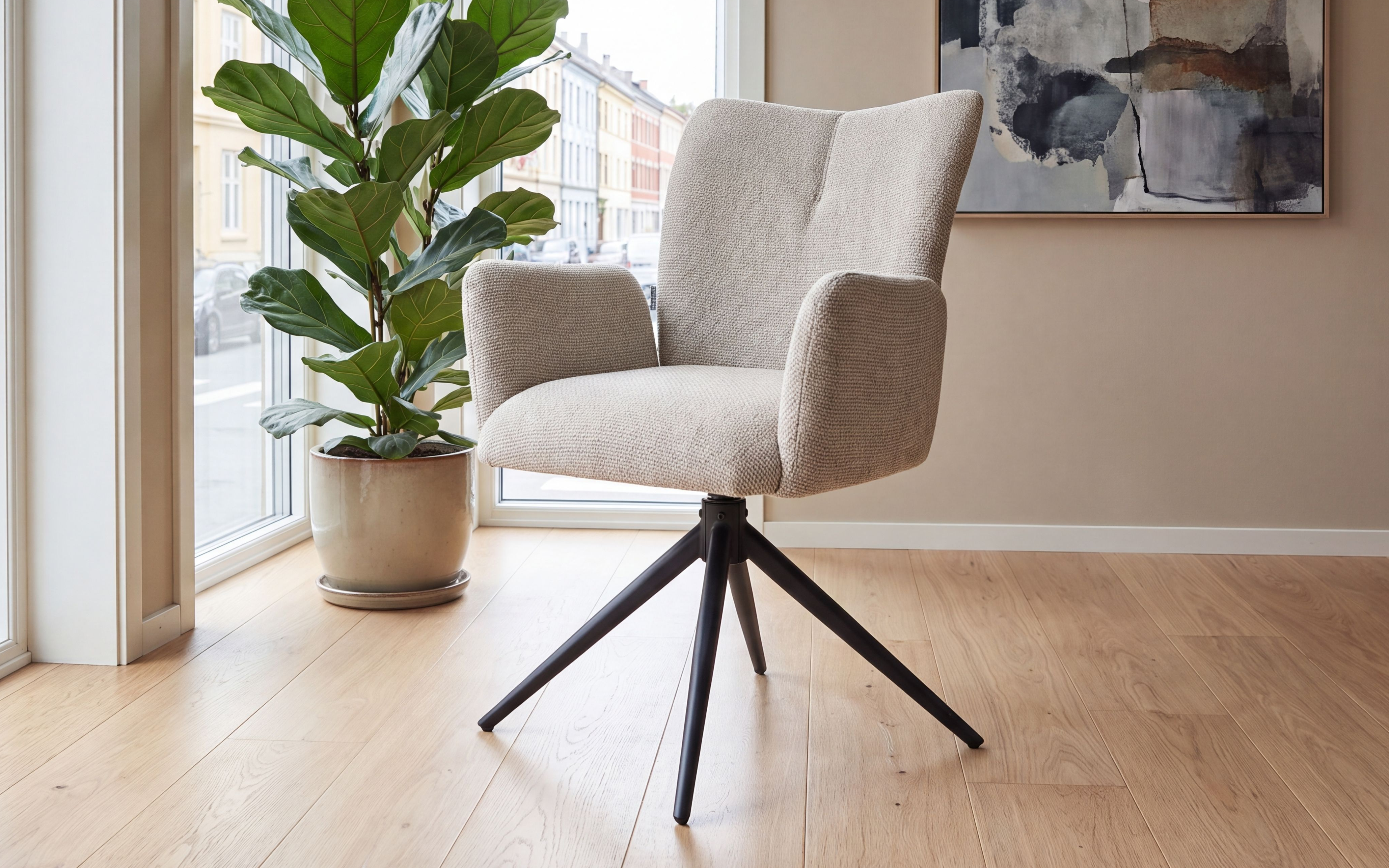 Ida Spisestol Beige