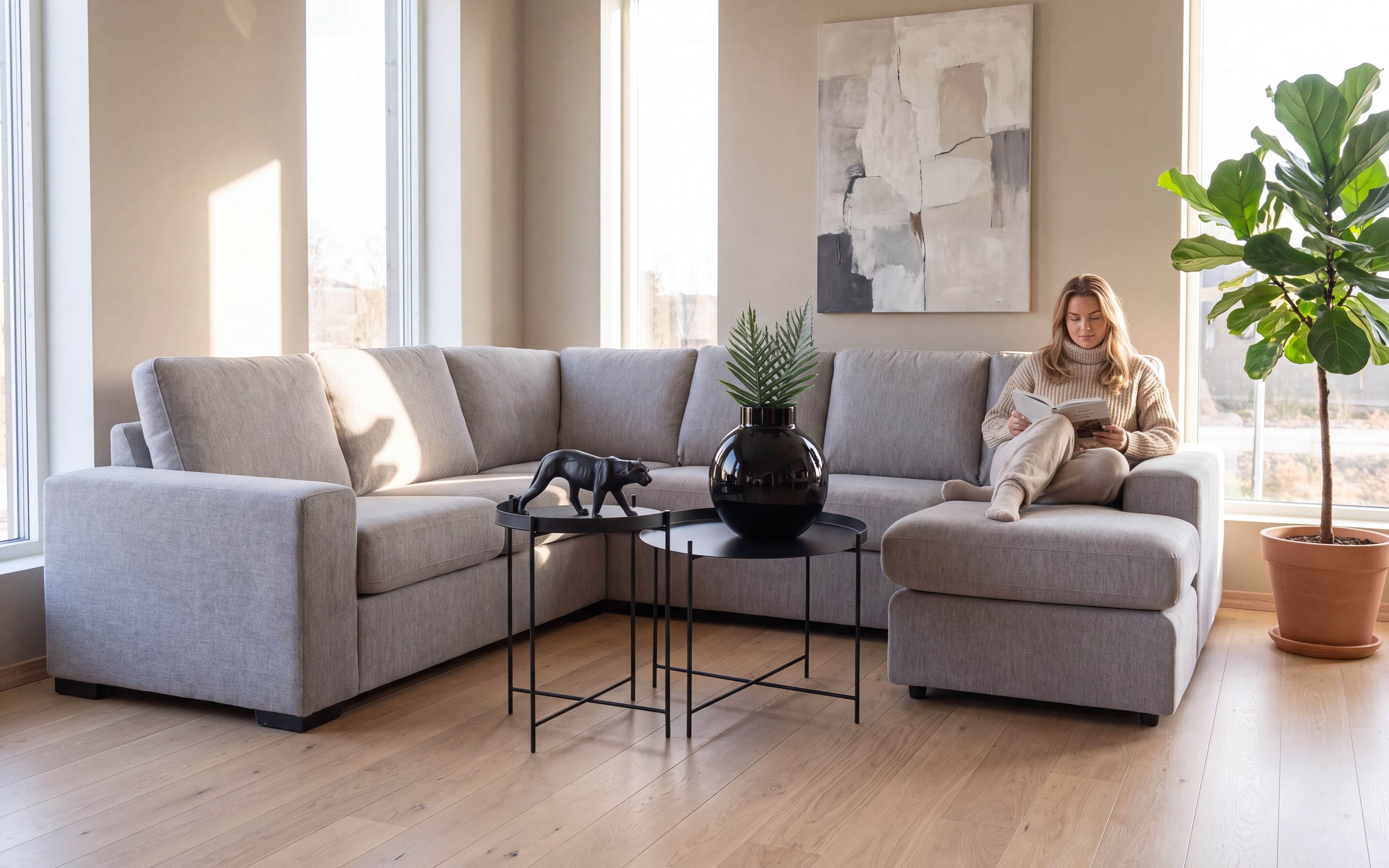 Narve Hjørnesofa Vendbar Divan 286x226