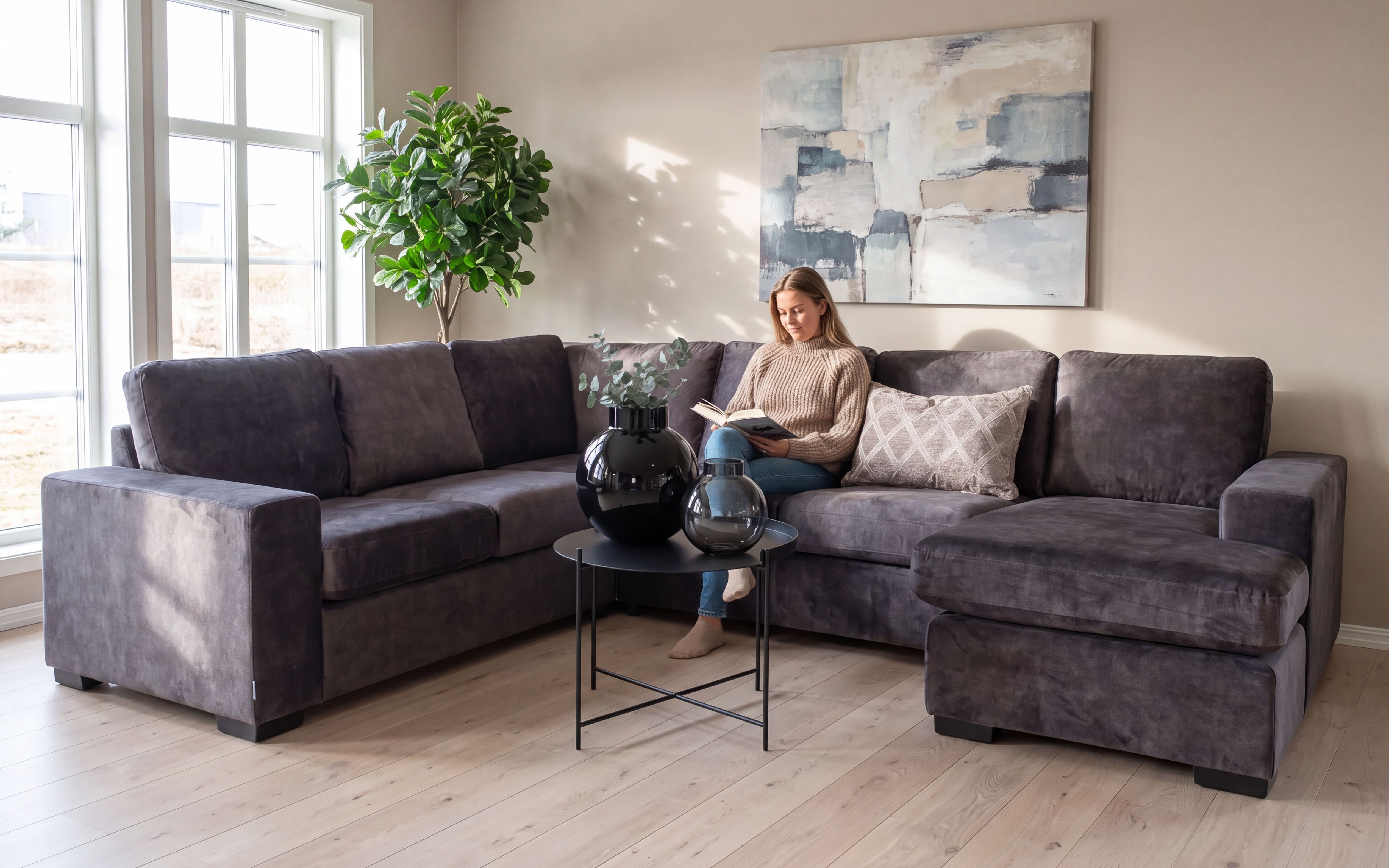 Narve Hjørnesofa Vendbar Divan 286x226