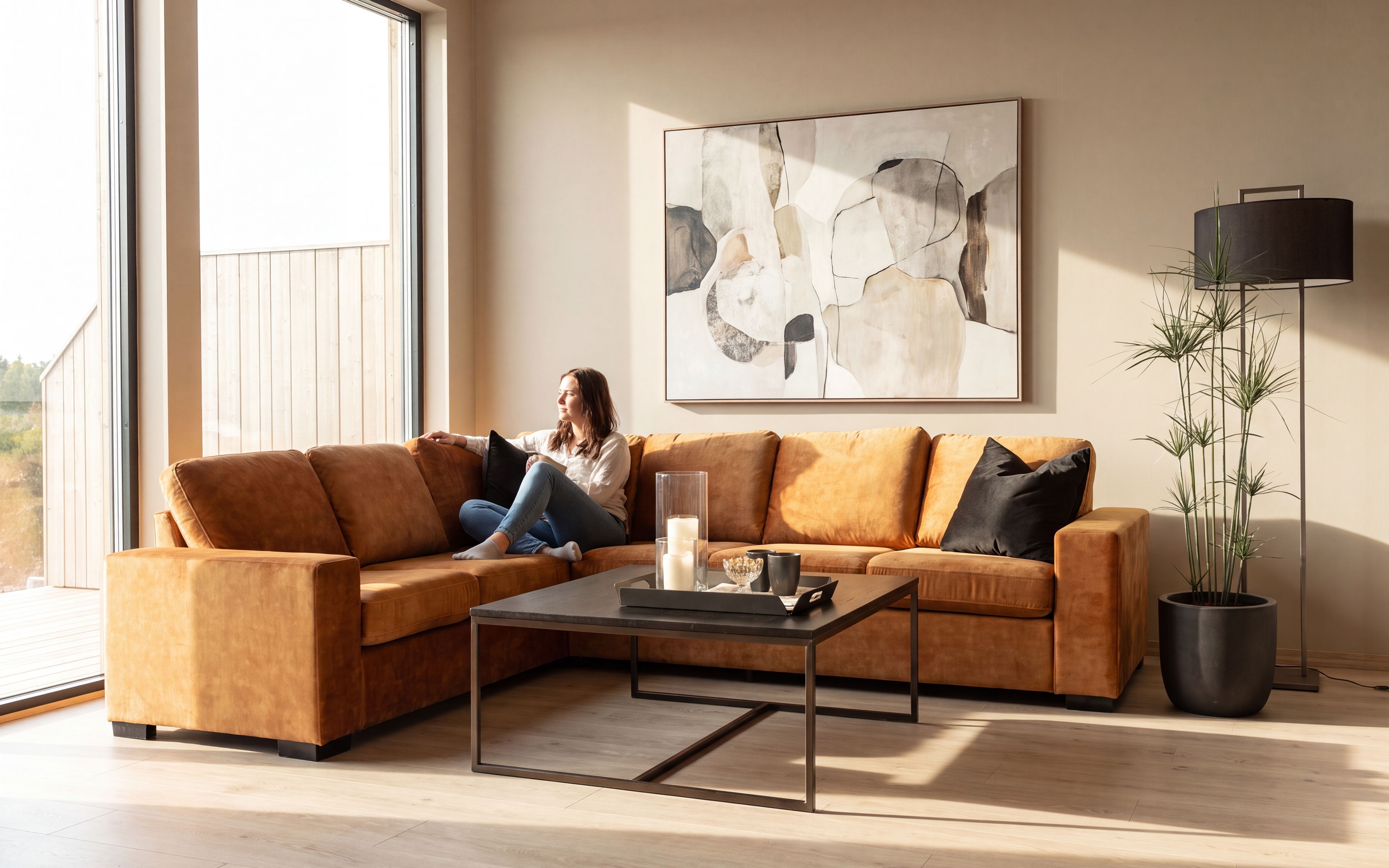 Narve Vendbar Hjørnesofa 226x286