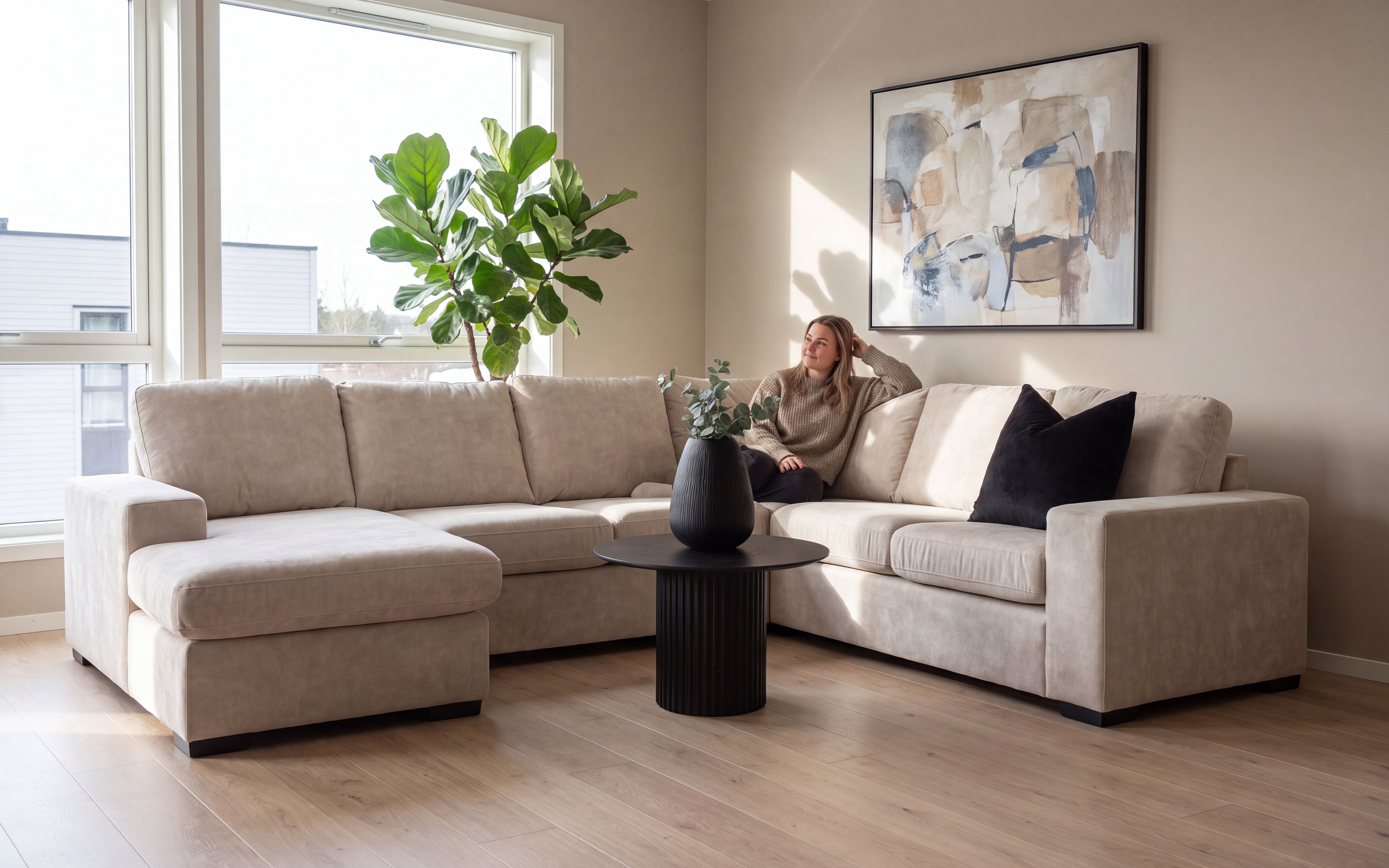 Narve Hjørnesofa Vendbar Divan 286x226