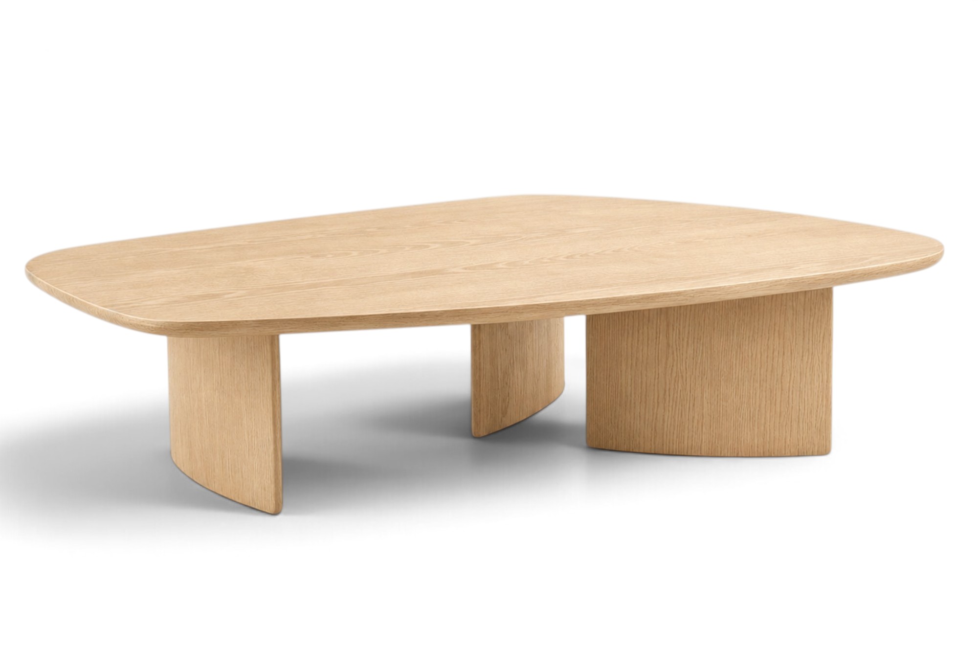 Leander Sofabord organisk 136x90x33 Natur miniatyr 2