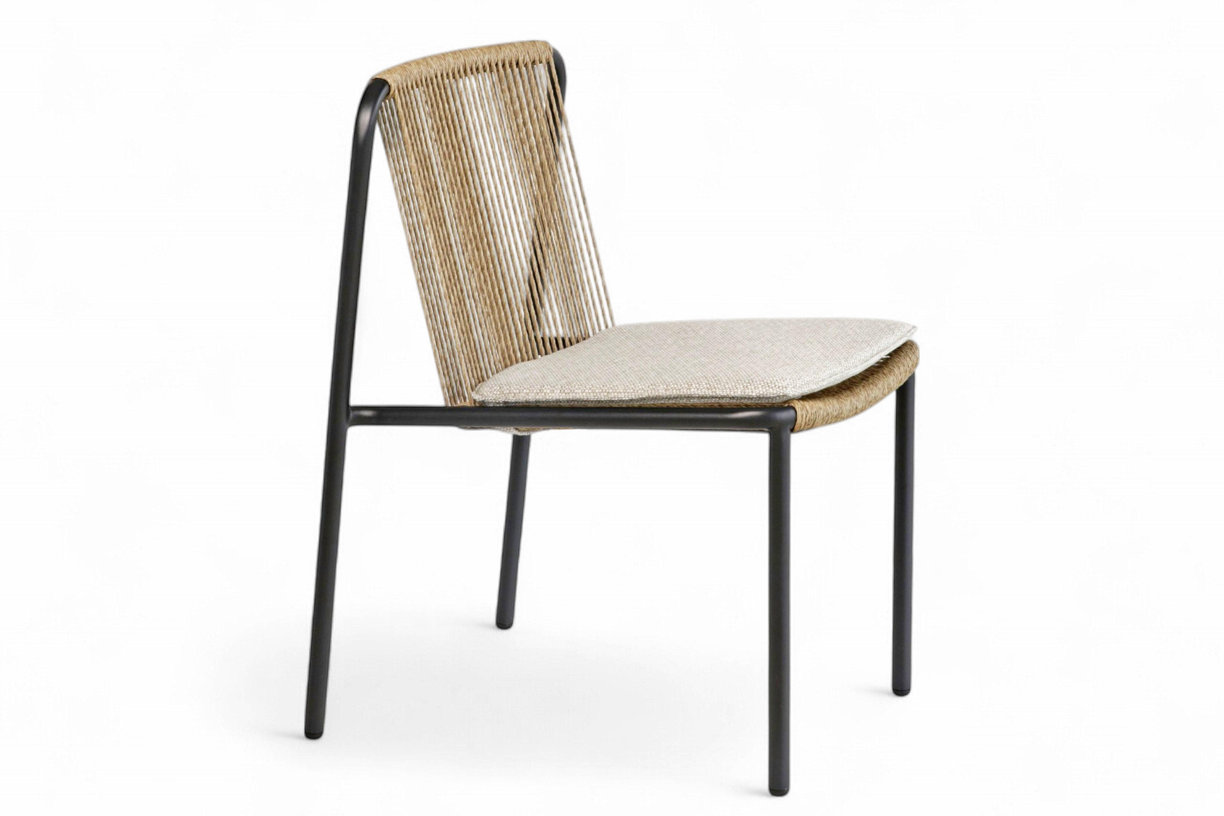 Hagepute Ella Spisestol Beige Sunfab 45x45x2,5cm