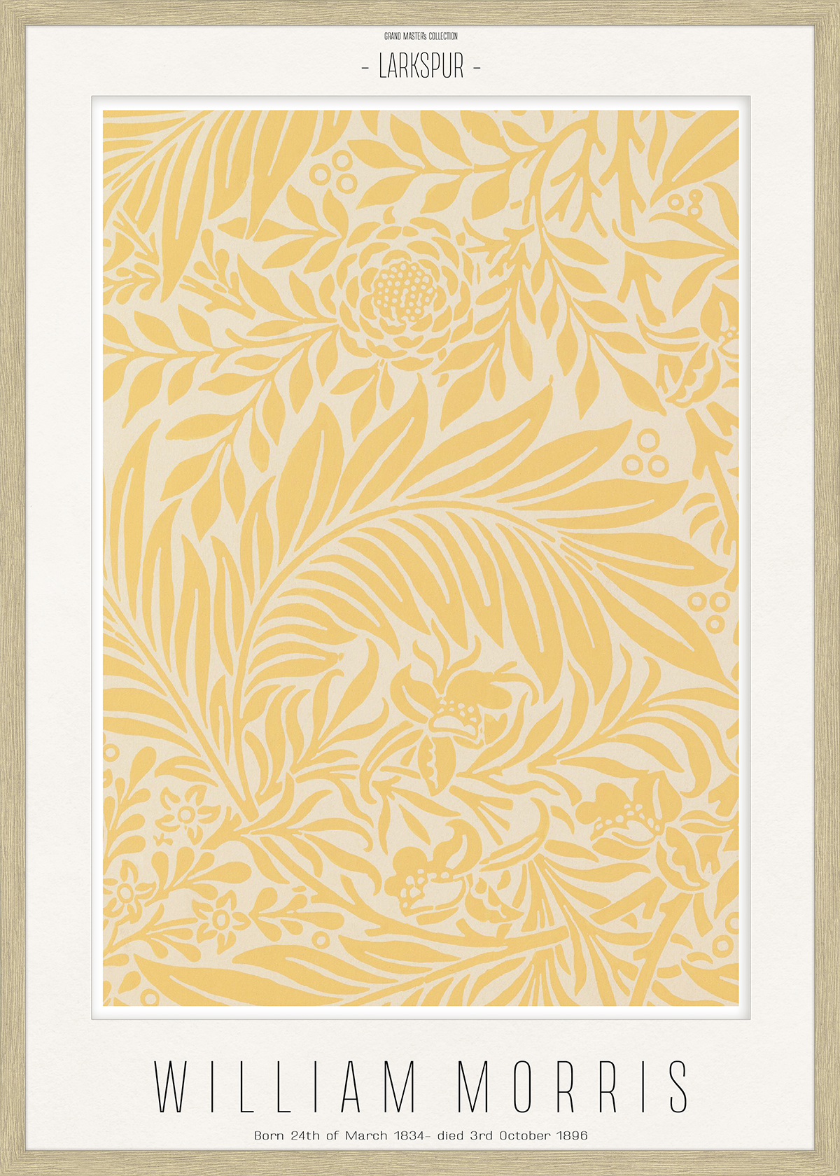 William Morris Larkspur 50 x 70