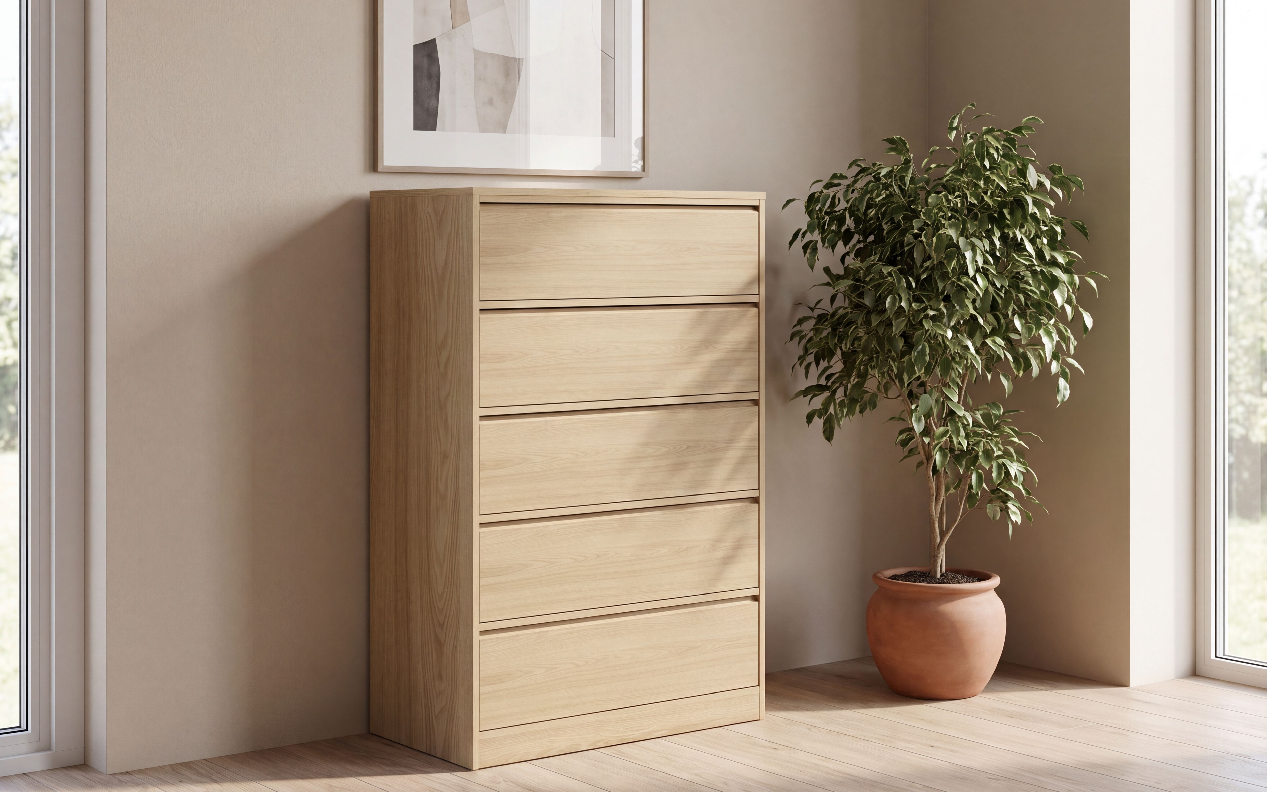 Jakob Kommode Natur 80x40xH120