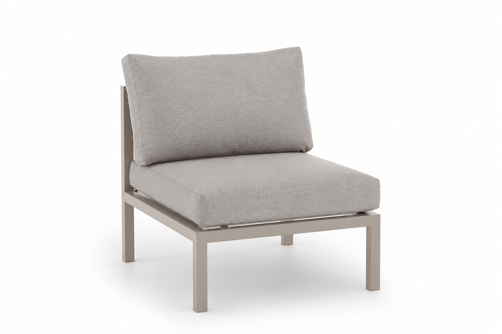 Adelaide Midtmodul Muskat aluminium med Mørk Natur puter