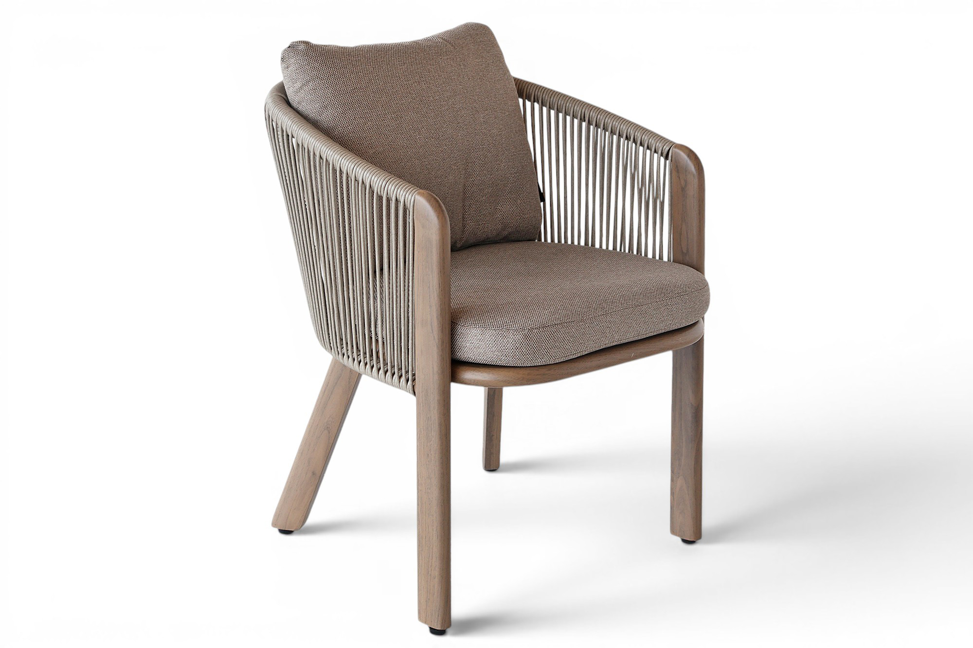 Thor spisegruppe 180x90 med 4 Signe spisestoler natur brun sunfab puter røkt oakshield