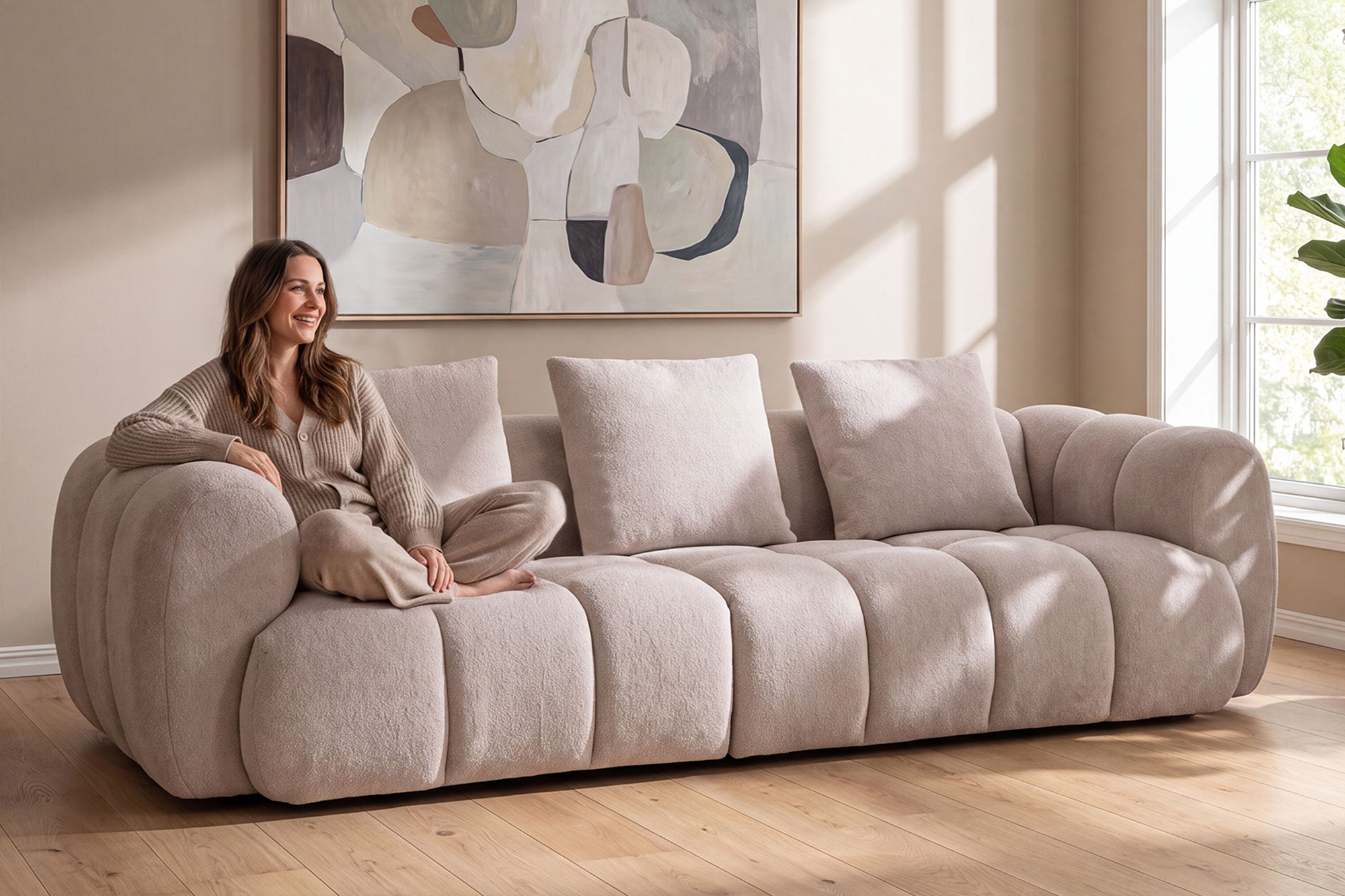 Bliss XL sofa 262x111 sofa Beige