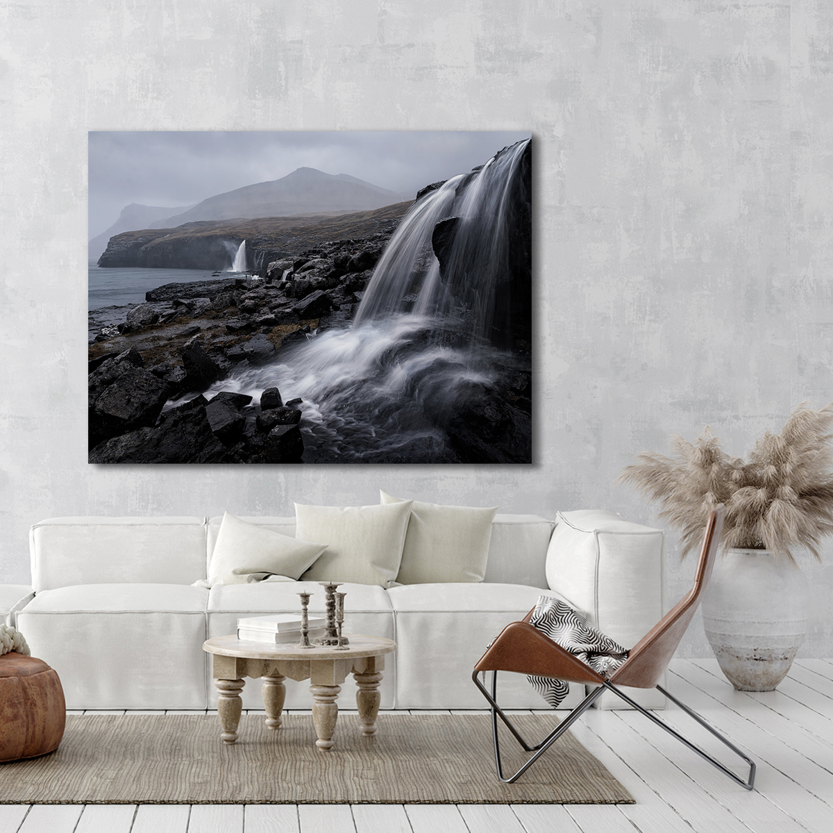 Bilde Eidi Waterfalls 90 x 120 cm