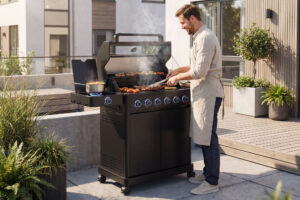 Tender Nordic 6B Gassgrill med sear burner og sidebrenner
