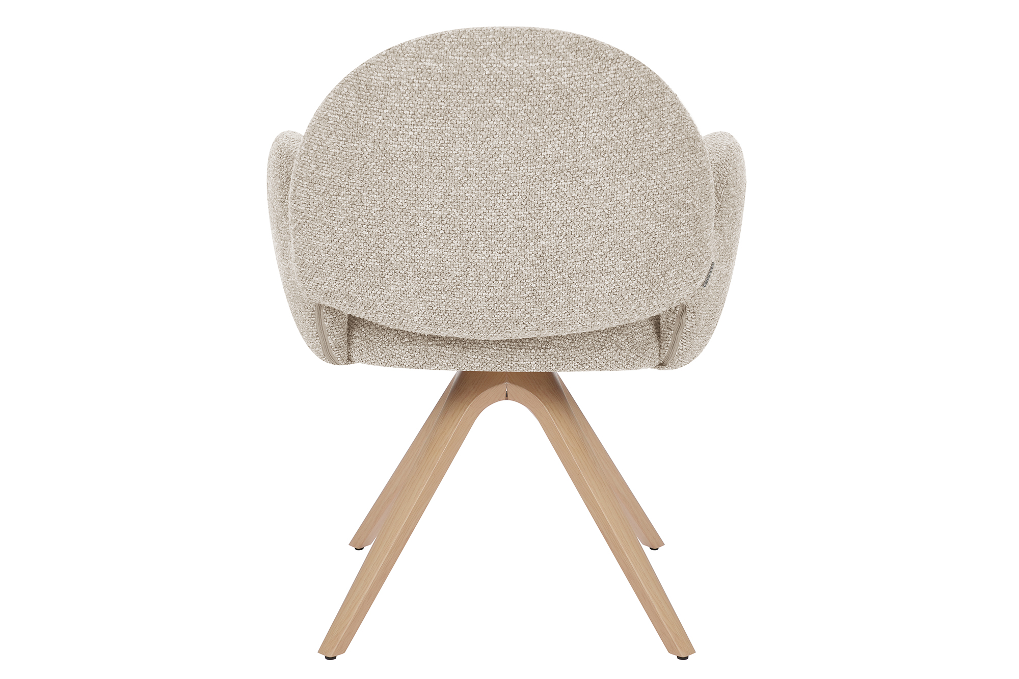 Lilly Spisestol Beige Med Natur Bein