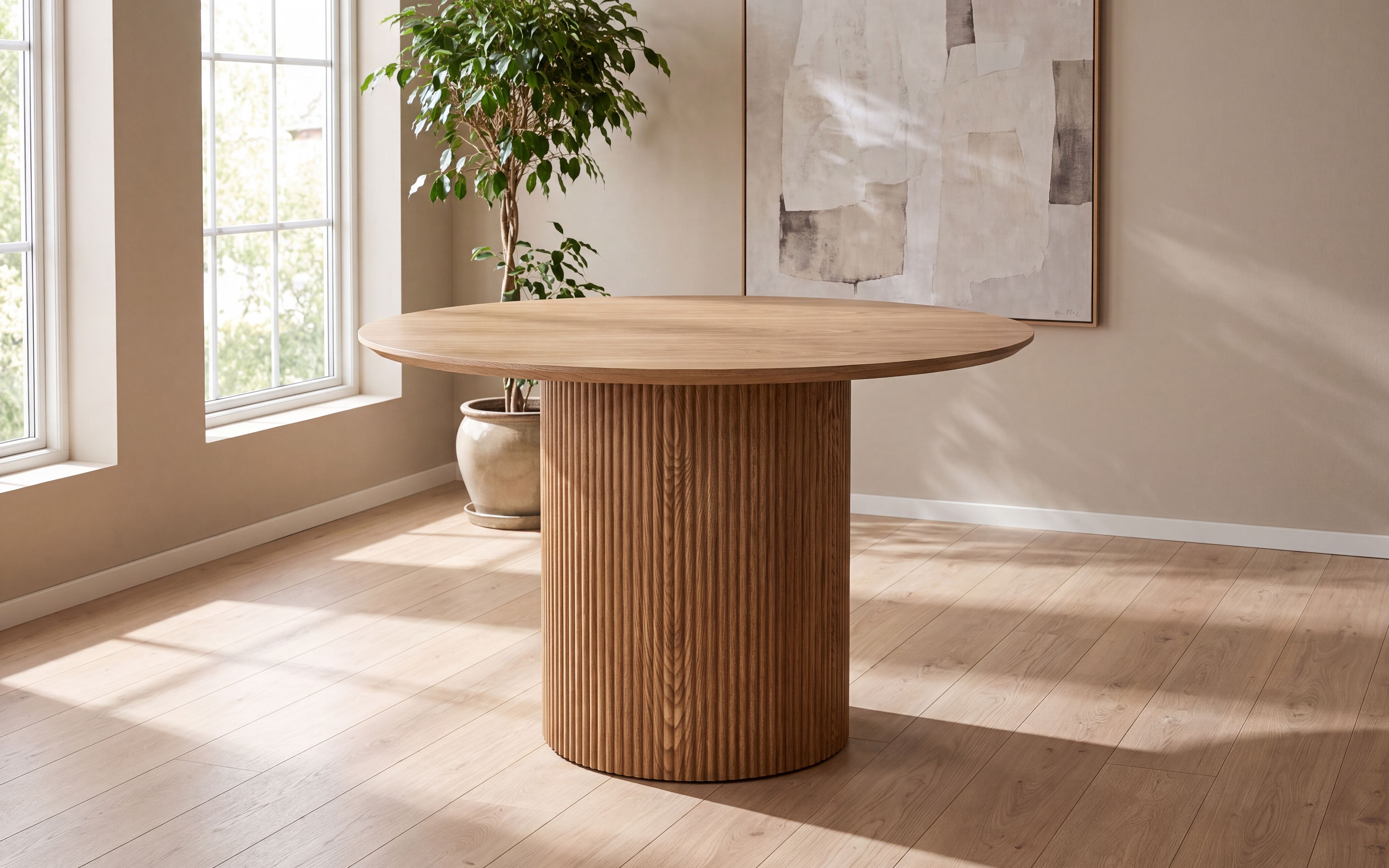 Ruben Rundt Spisebord D120 x H75cm Natur