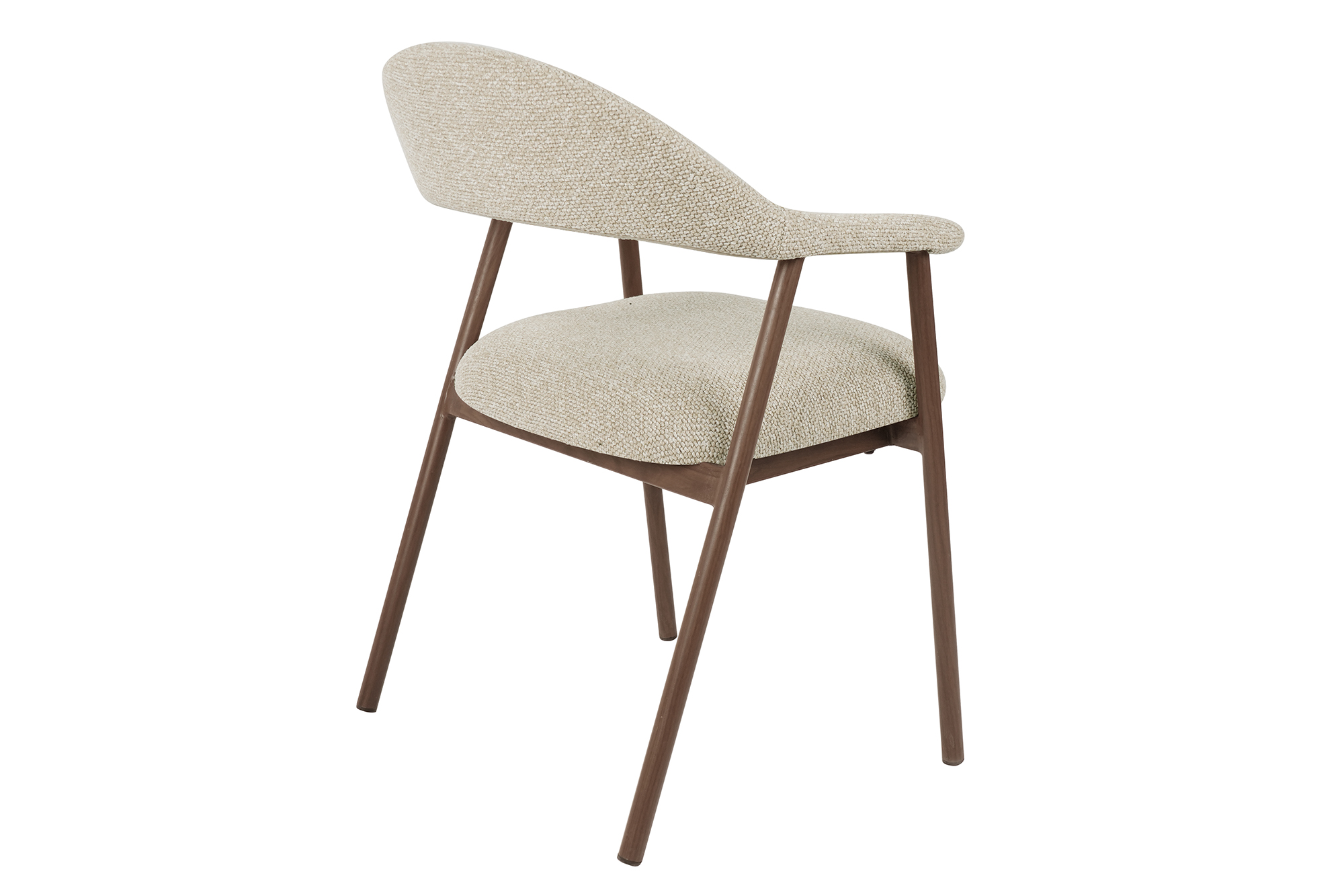 Synne Spisestol Beige Med Røkt Bein miniatyr 4