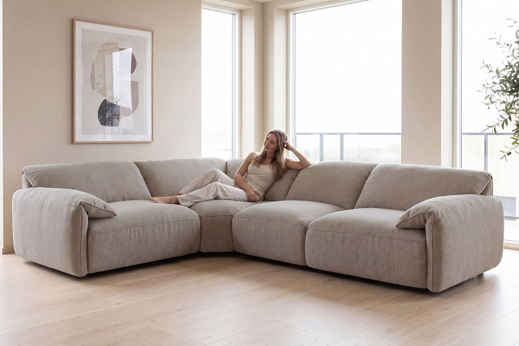 Sydney Vendbar Hjørnesofa 240x318