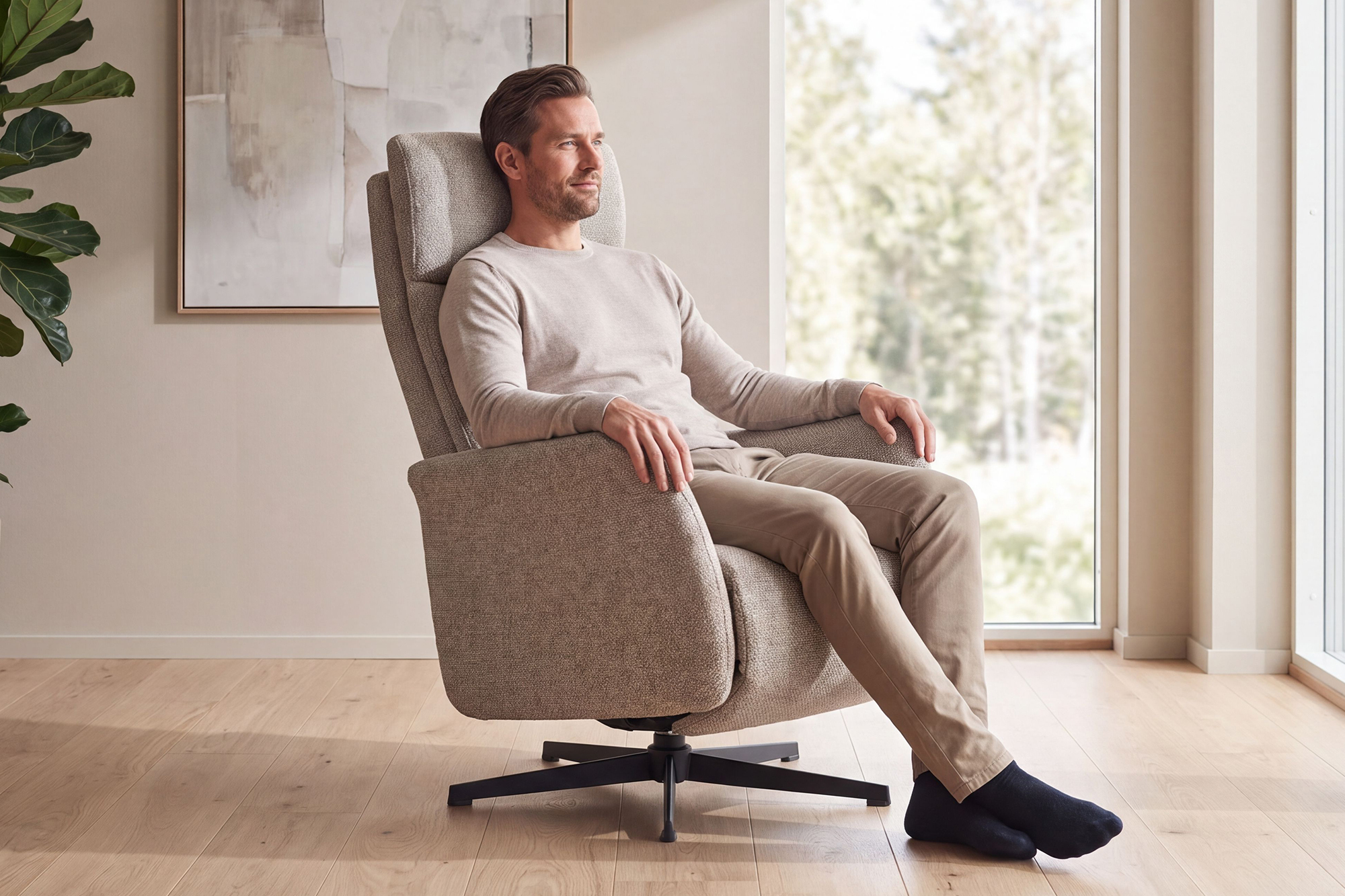 Hedvig Recliner Grå